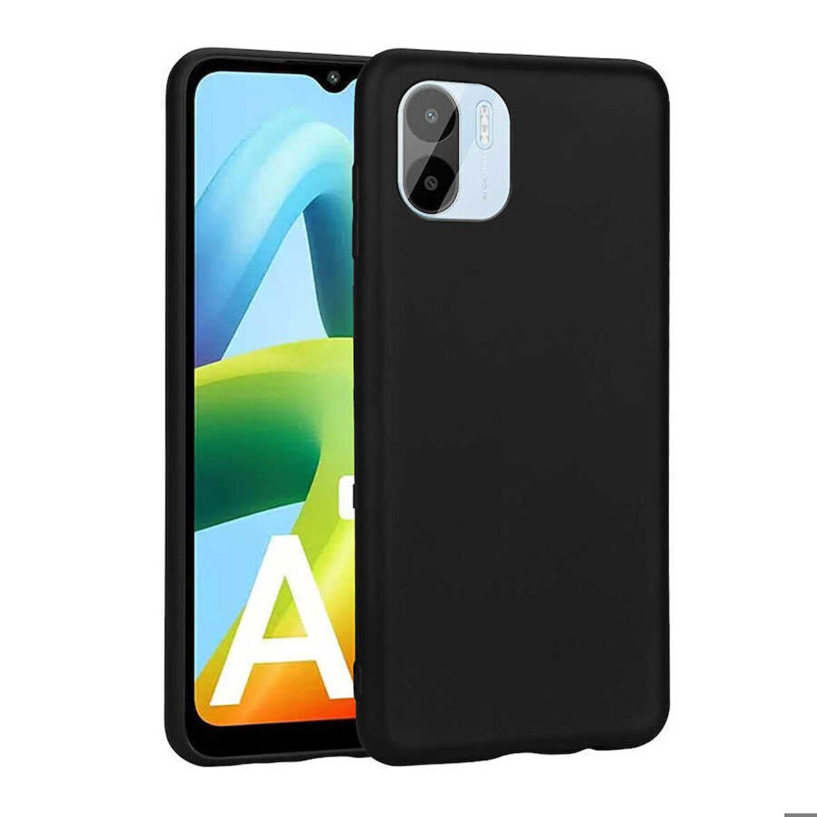 Xiaomi Redmi A1 Uyumlu Kılıf Soft Flexible Matte Silicone, Ultra Esnek Ultra ince Ultra Koruyucu Pürüzsüz Mat Silikon