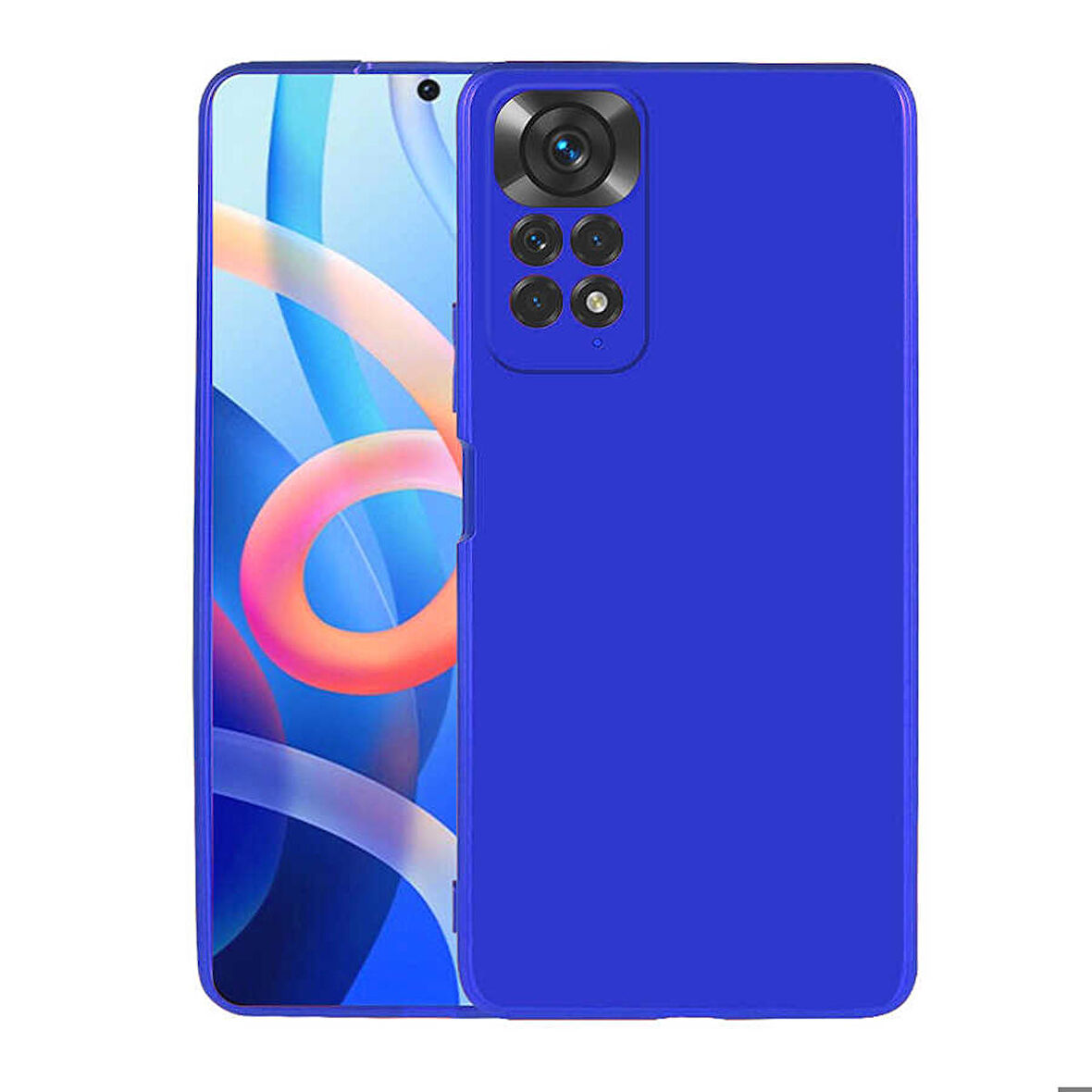 Xiaomi Redmi Note 11S Global Uyumlu Kılıf Soft Flexible Matte Silicone, Ultra Esnek Ultra ince Ultra Koruyucu Pürüzsüz Mat Silikon