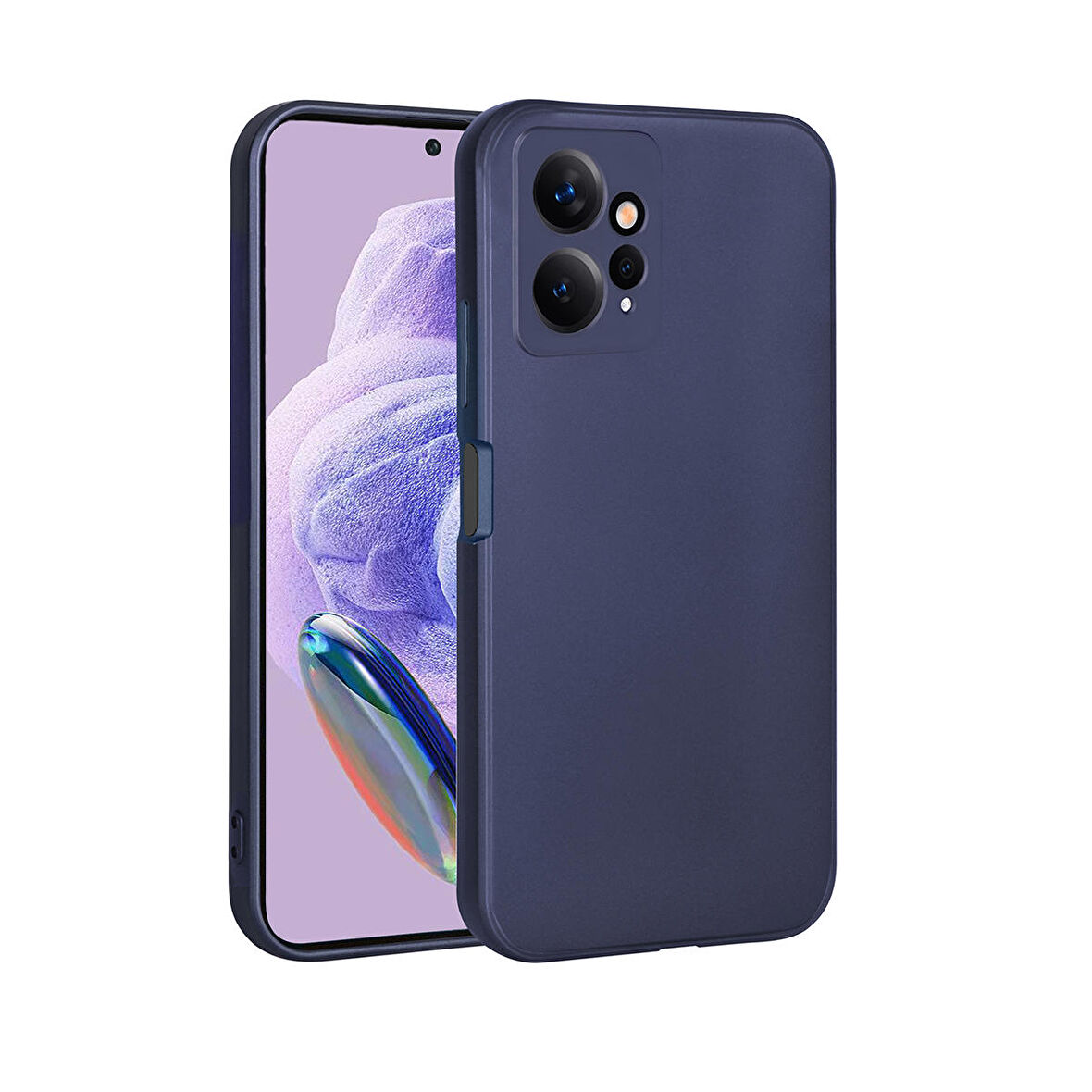 Xiaomi Redmi Note 12 4G Uyumlu Kılıf Soft Flexible Matte Silicone, Ultra Esnek Ultra ince Ultra Koruyucu Pürüzsüz Mat Silikon