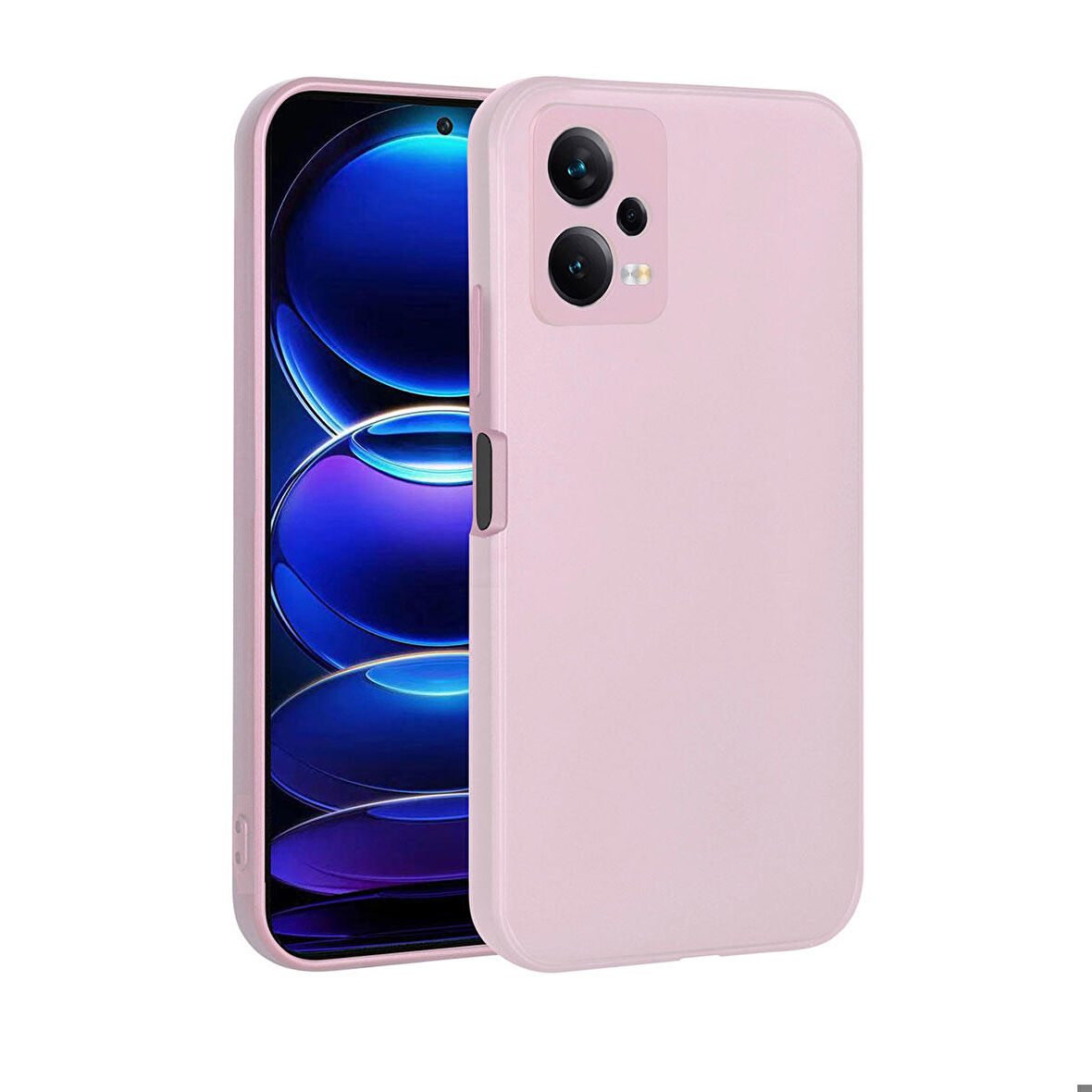 Xiaomi Redmi Note 12 5G Uyumlu Kılıf Soft Flexible Matte Silicone, Ultra Esnek Ultra ince Ultra Koruyucu Pürüzsüz Mat Silikon