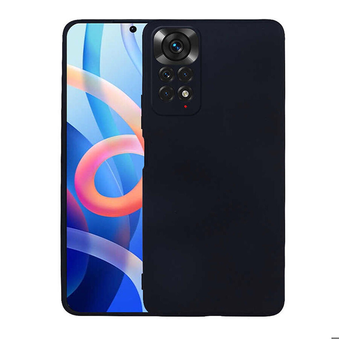 Xiaomi Redmi Note 12 Pro 4G Uyumlu Kılıf Soft Flexible Matte Silicone, Ultra Esnek Ultra ince Ultra Koruyucu Pürüzsüz Mat Silikon