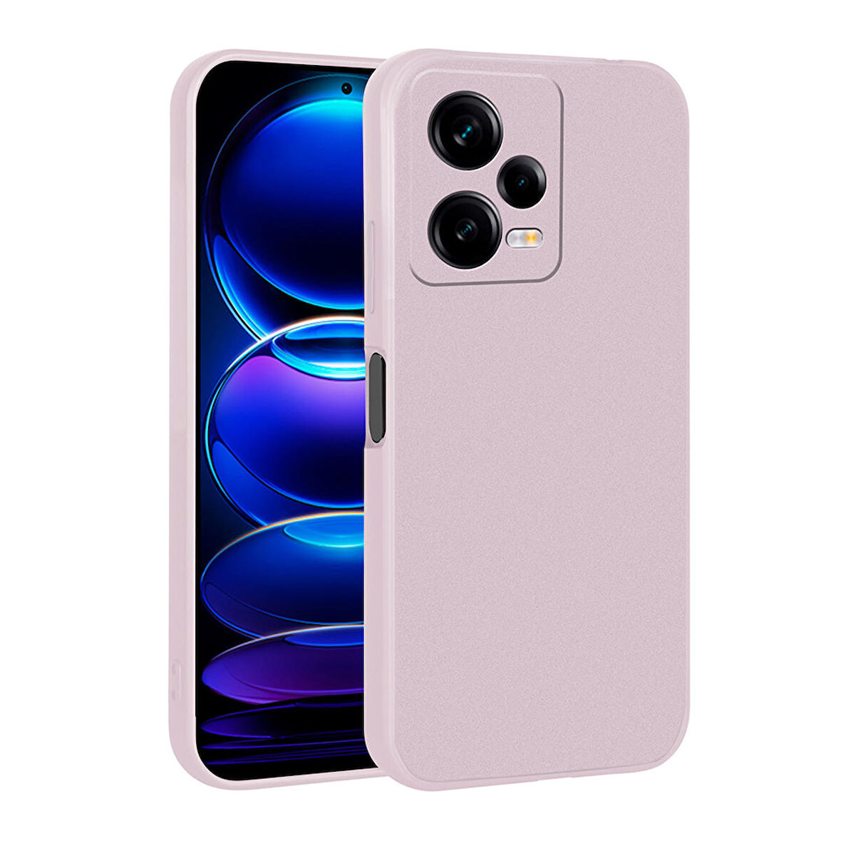 Xiaomi Redmi Note 12 Pro 5G Uyumlu Kılıf Soft Flexible Matte Silicone, Ultra Esnek Ultra ince Ultra Koruyucu Pürüzsüz Mat Silikon