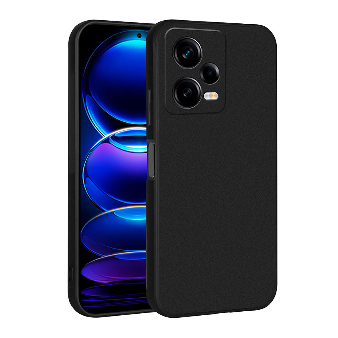 Xiaomi Redmi Note 12 Pro 5G Uyumlu Kılıf Soft Flexible Matte Silicone, Ultra Esnek Ultra ince Ultra Koruyucu Pürüzsüz Mat Silikon