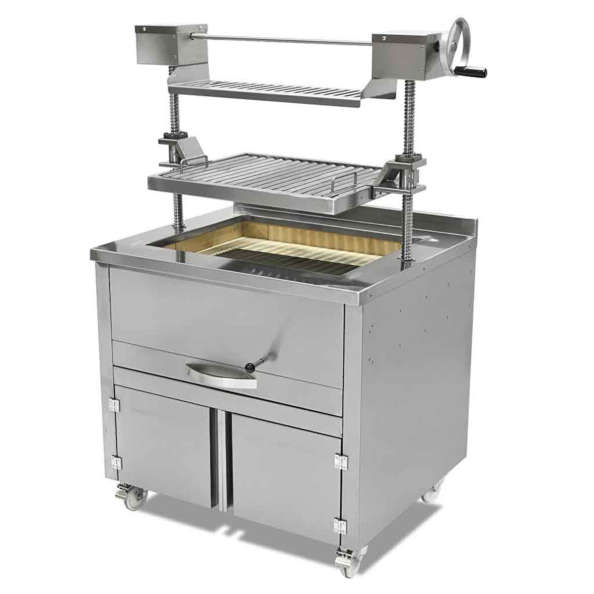 Empero EMP.BTG.02 Asansörlü Kömürlü Izgara 120x74x15 cm