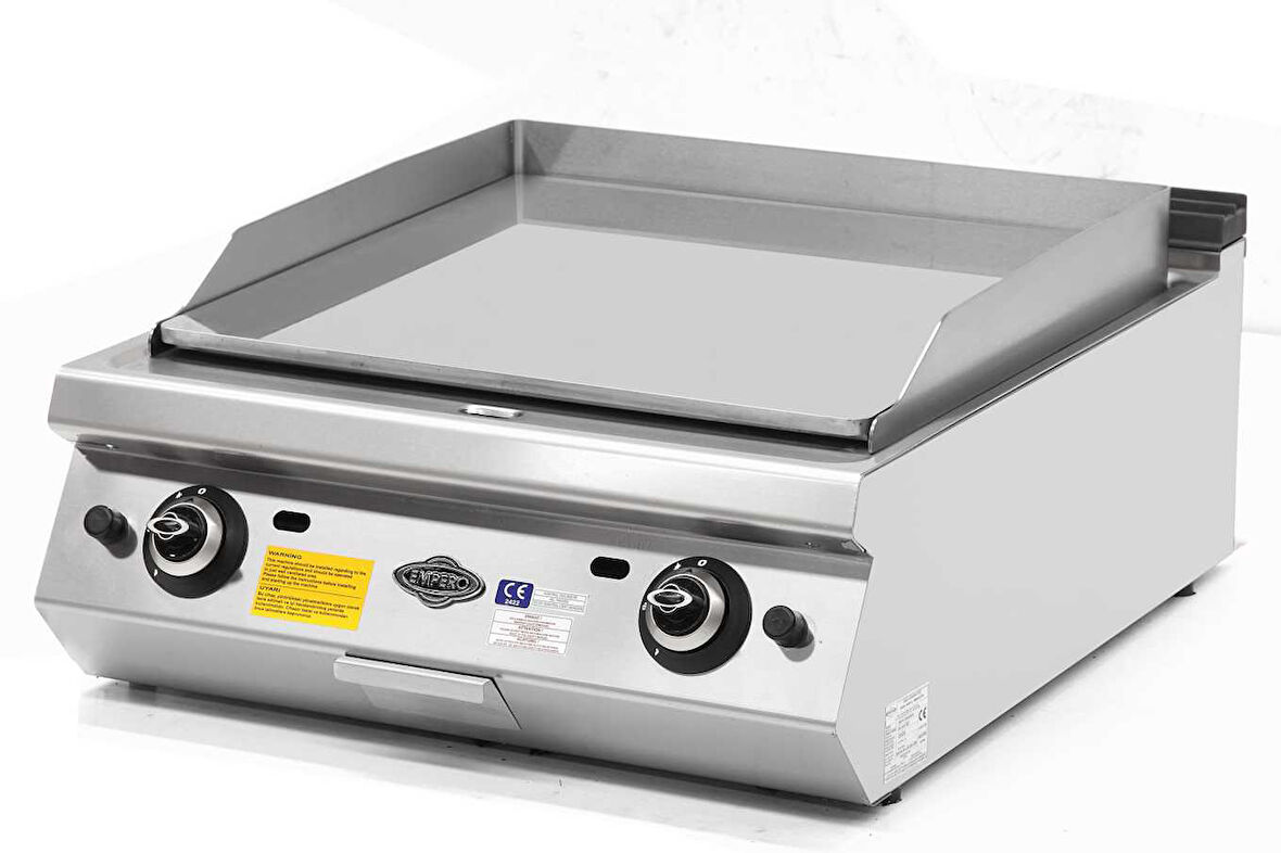 Empero EMP.PLS.9IG020-K Gazlı Izgara-Düz Krom Pleyt - LPGli