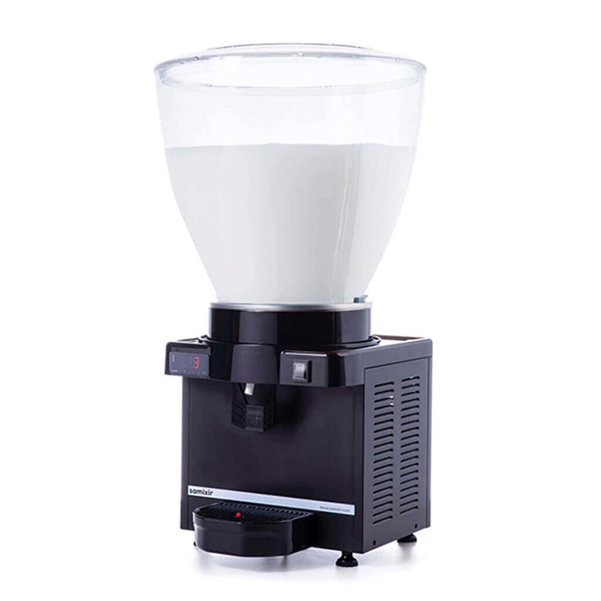 Samixir M40.DB Ayranlık-40 litre soğuk içecek dispenseri-karıştırıcılı-dijital-siyah