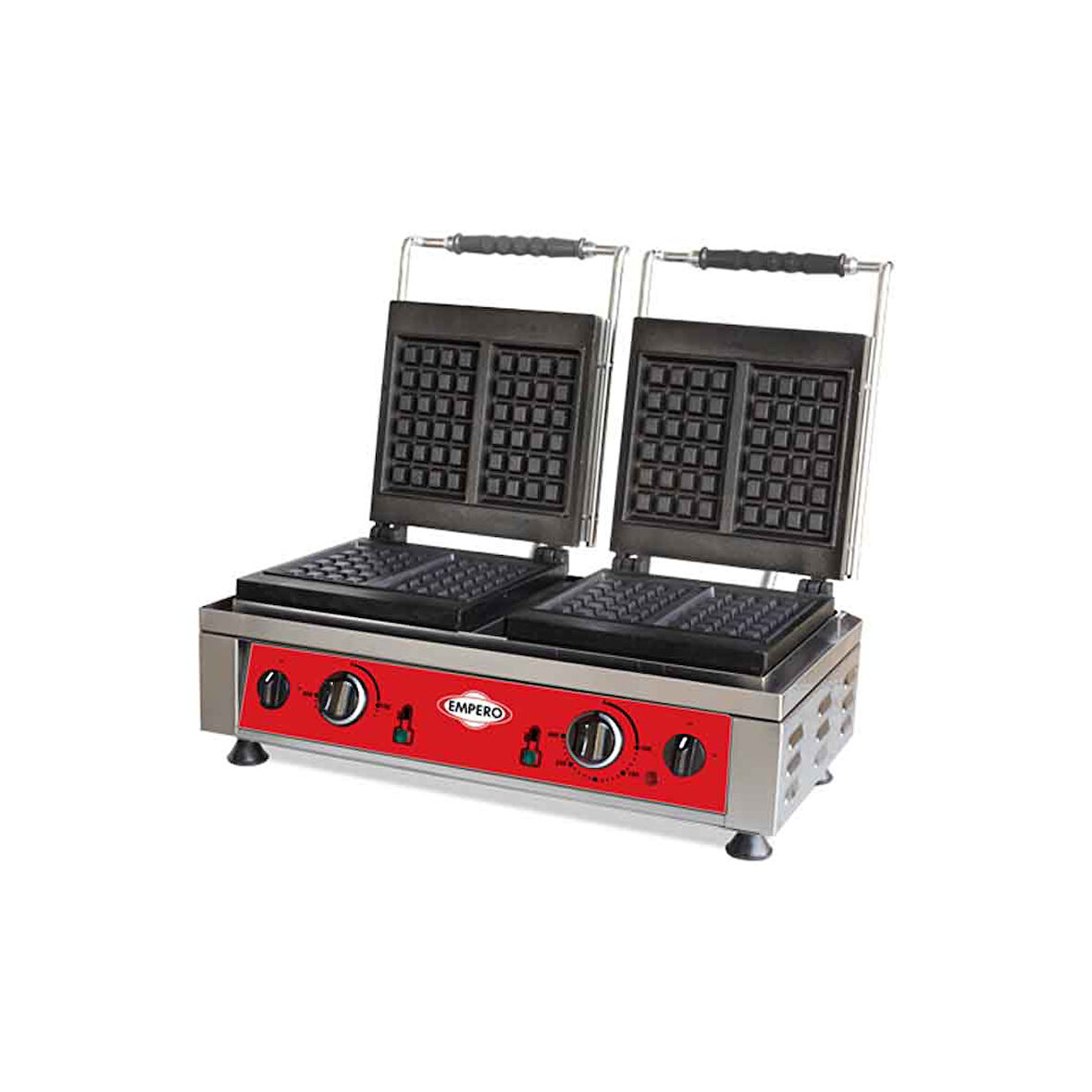 Empero EMP.WF.020 Çiftli Waffle Makinesi 4 Gözlü