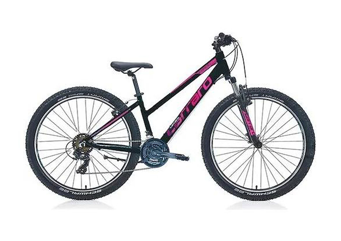 Carraro Force 601 26 jant 21 Vites Mat Siyah Fuşya Beyaz Kadın Dağ Bisikleti