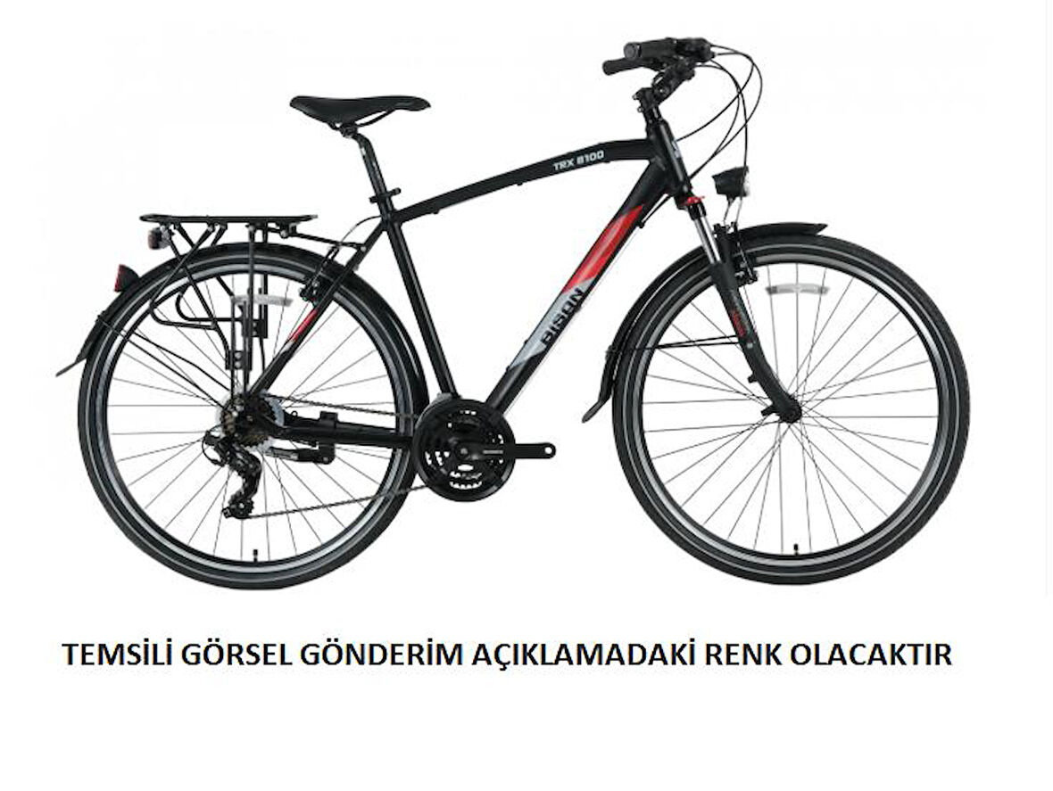 Bisan TRX 8100 City 52Cm Siyah Sarı Şehir Bisikleti