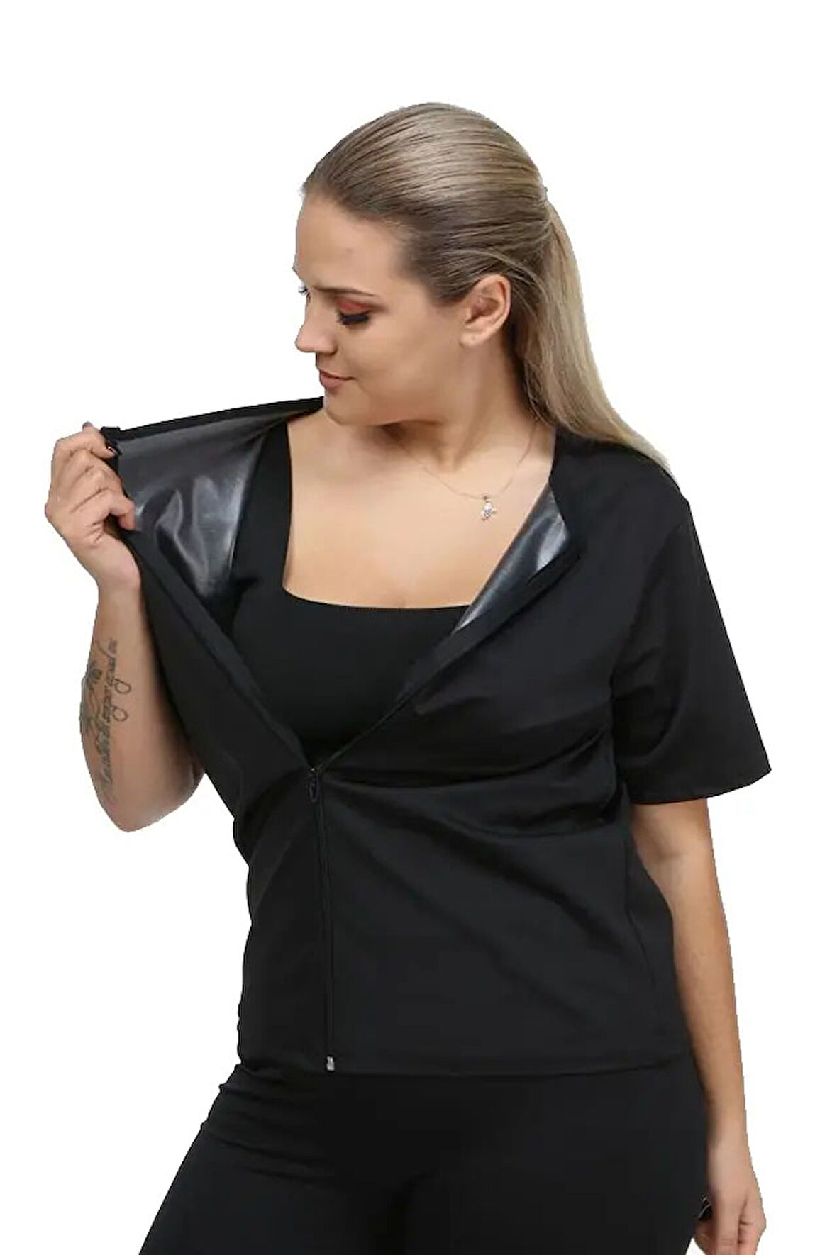 Pastimore Termal Sauna Fermuarlı Atlet