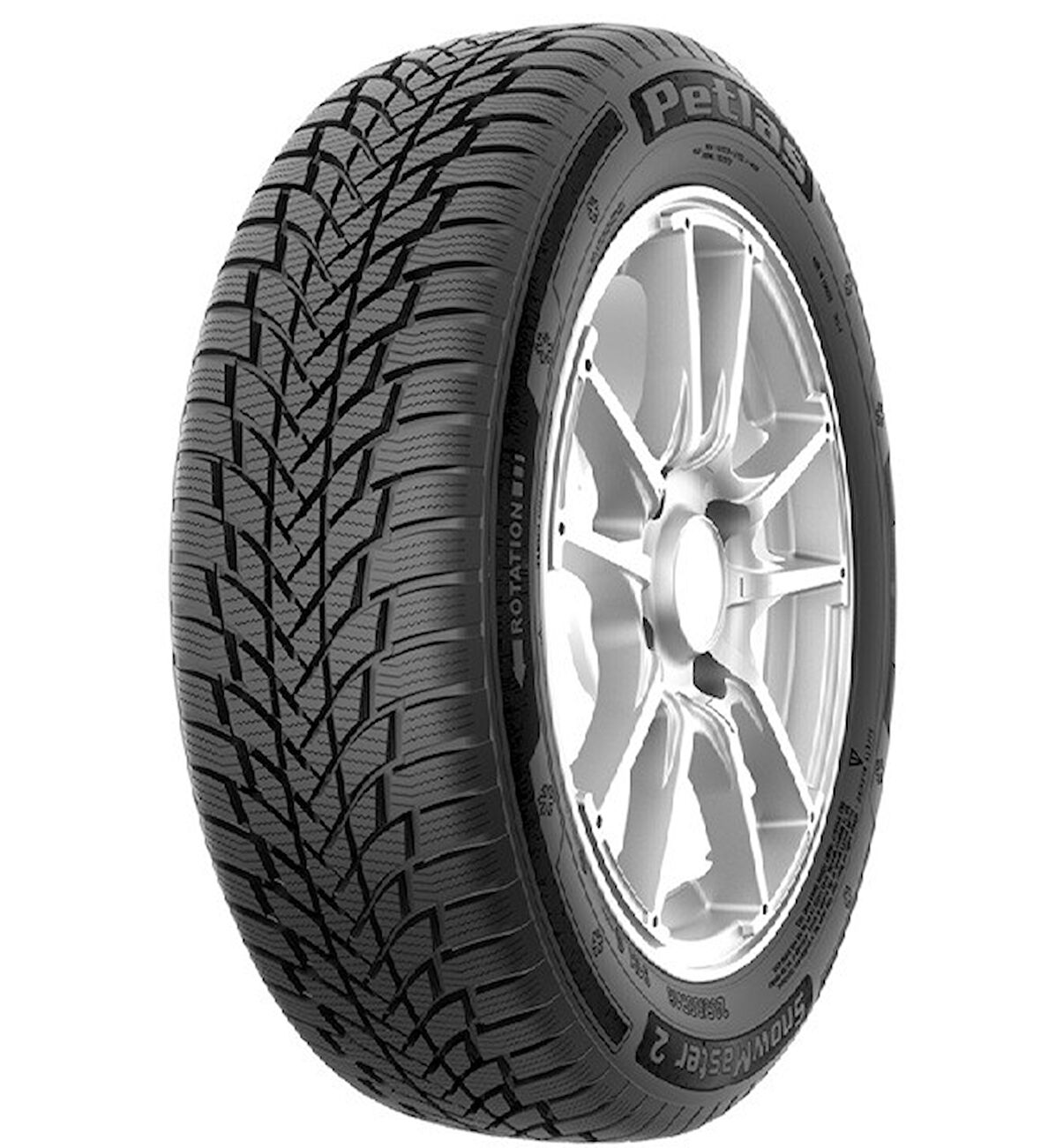Petlas 175/70 R14 TL 88T REINF. SNOWMASTER 2 Oto Kış Lastiği (Üretim Tarihi:2025)