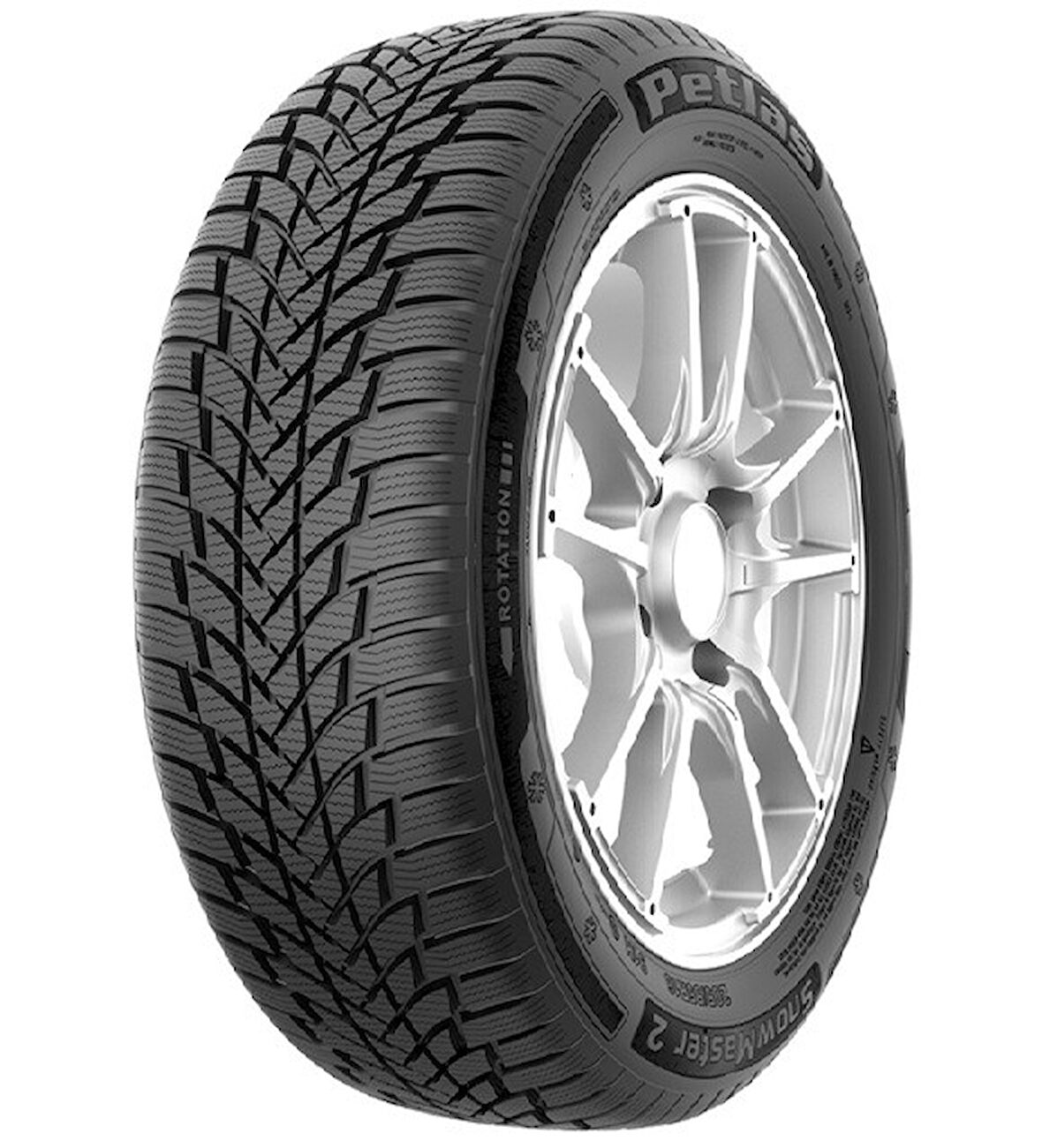 Petlas 205/65 R16 TL 95H SNOWMASTER 2 Oto Kış Lastiği (Üretim Tarihi:2024)