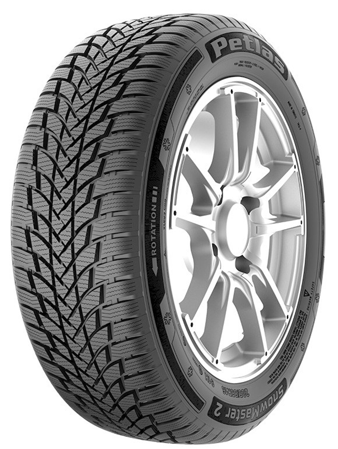 Petlas 185/60 R15 TL 88H REINF. SNOWMASTER 2 Oto Kış Lastiği (Üretim Tarihi:2025)