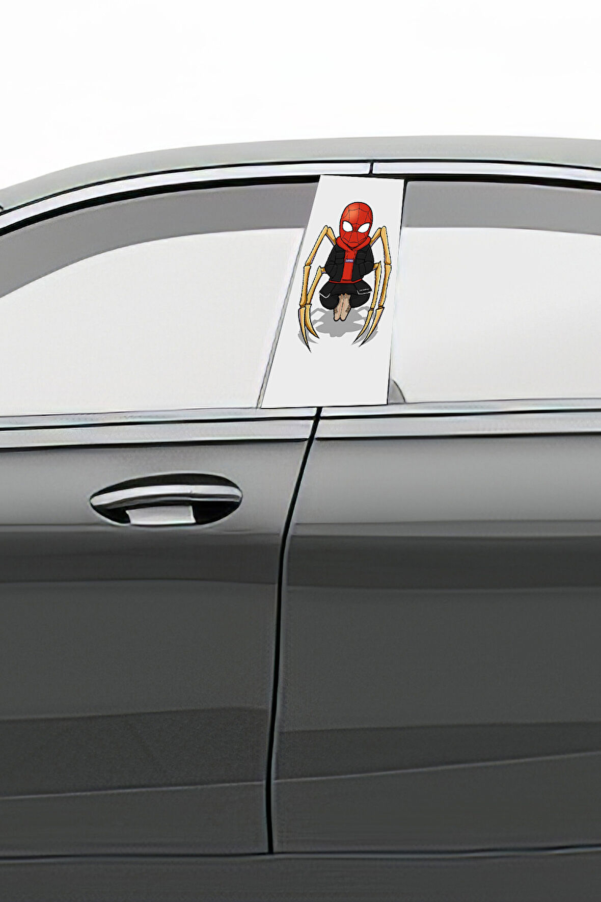 Araç Kapı Direk Kaplama Folyosu Desenli (Sağ Sol Takım) (2 Adet) - 22x50 Cm