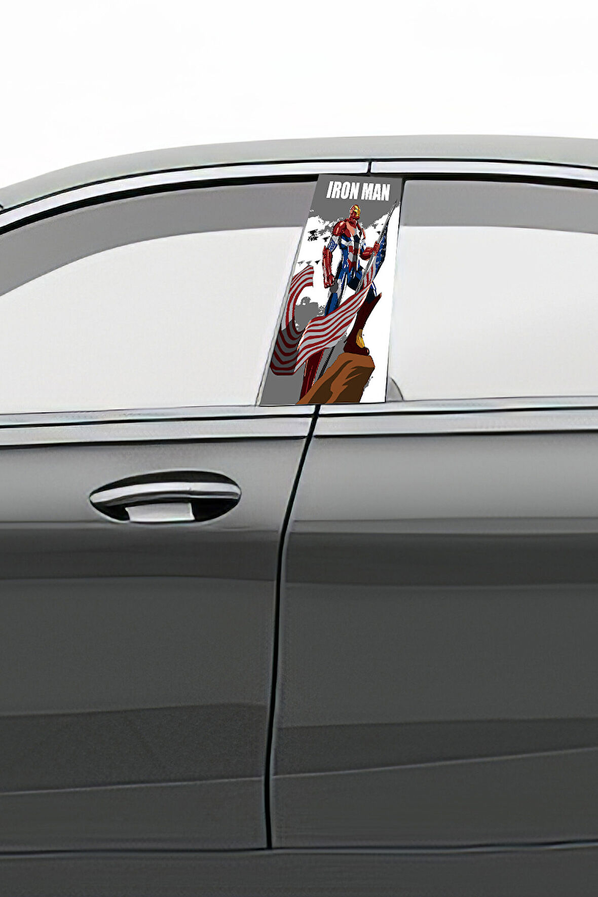 Araç Kapı Direk Kaplama Folyosu Desenli (Sağ Sol Takım) (2 Adet) - 22x50 Cm