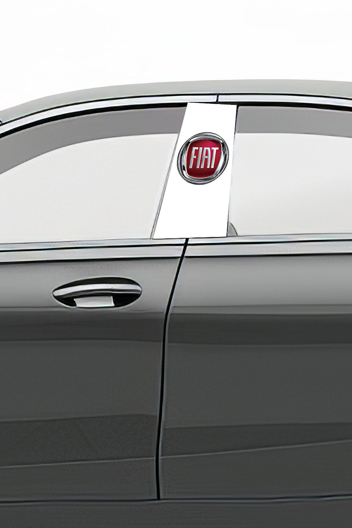 Araç Kapı Direk Kaplama Folyosu Desenli Sağ Sol Takım 2 Adet  22x50 cm