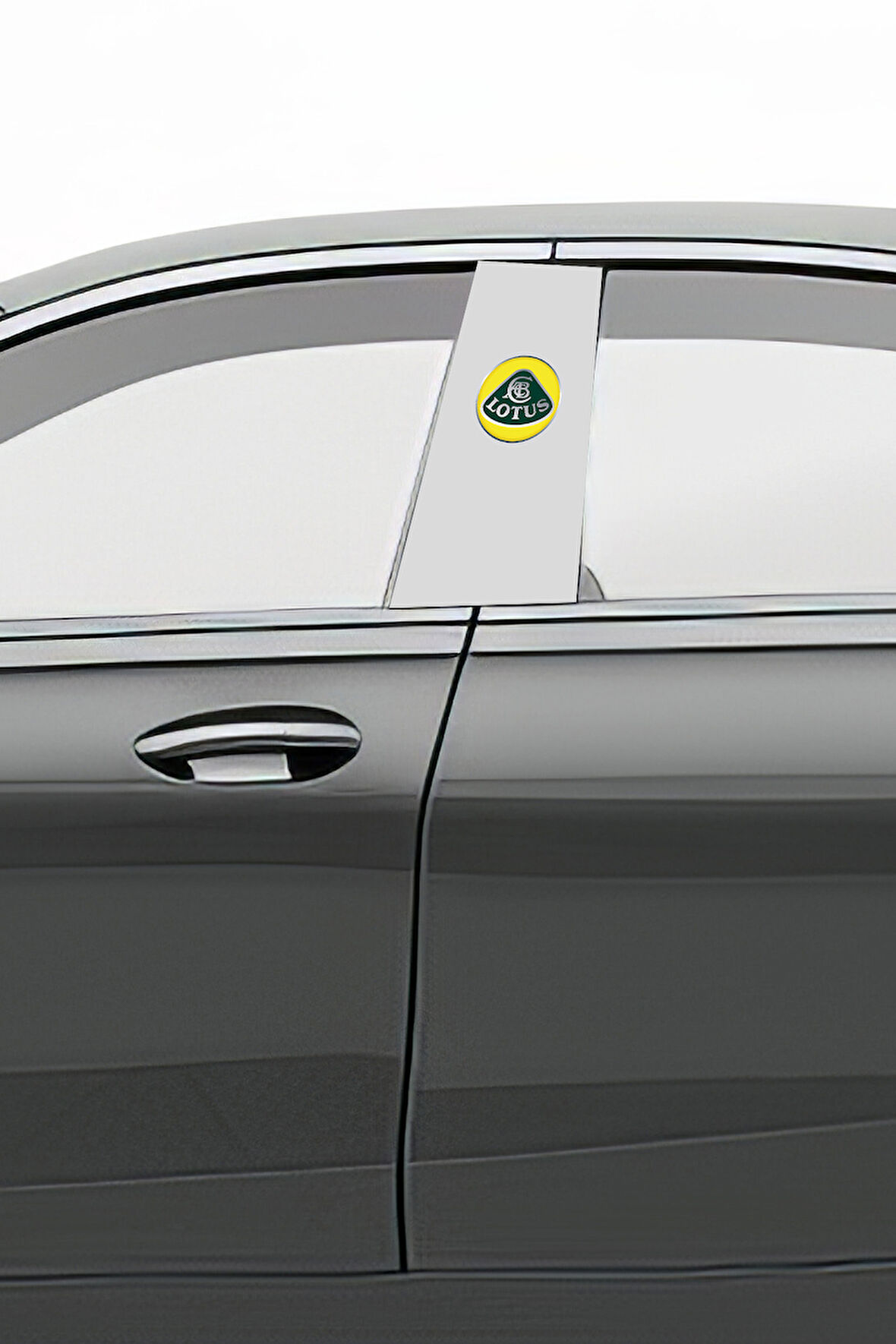 Araç Kapı Direk Kaplama Folyosu Desenli (Sağ Sol Takım) (2 Adet) - 22x50 Cm