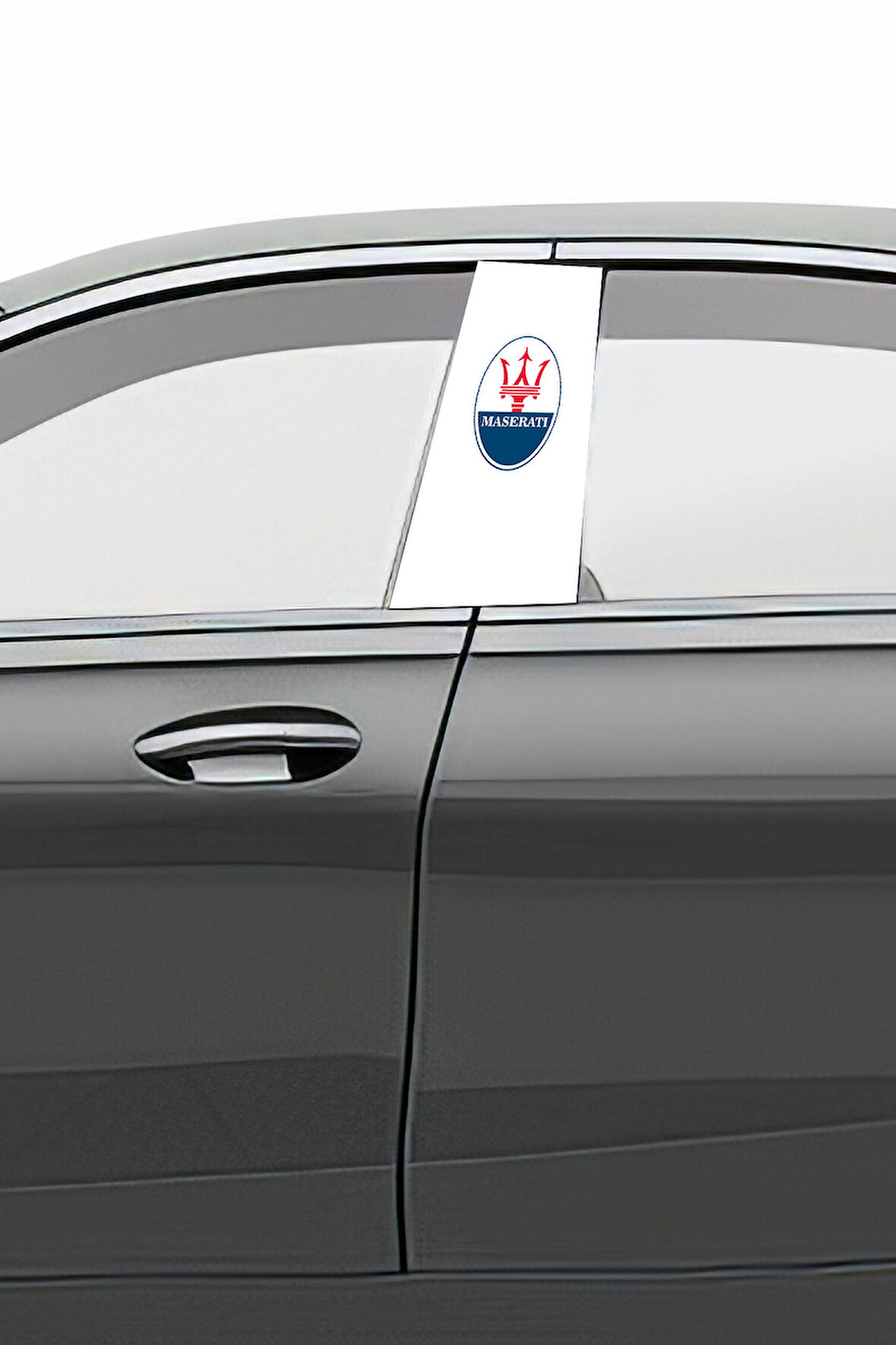 Araç Kapı Direk Kaplama Folyosu Desenli (Sağ Sol Takım) (2 Adet) - 22x50 Cm