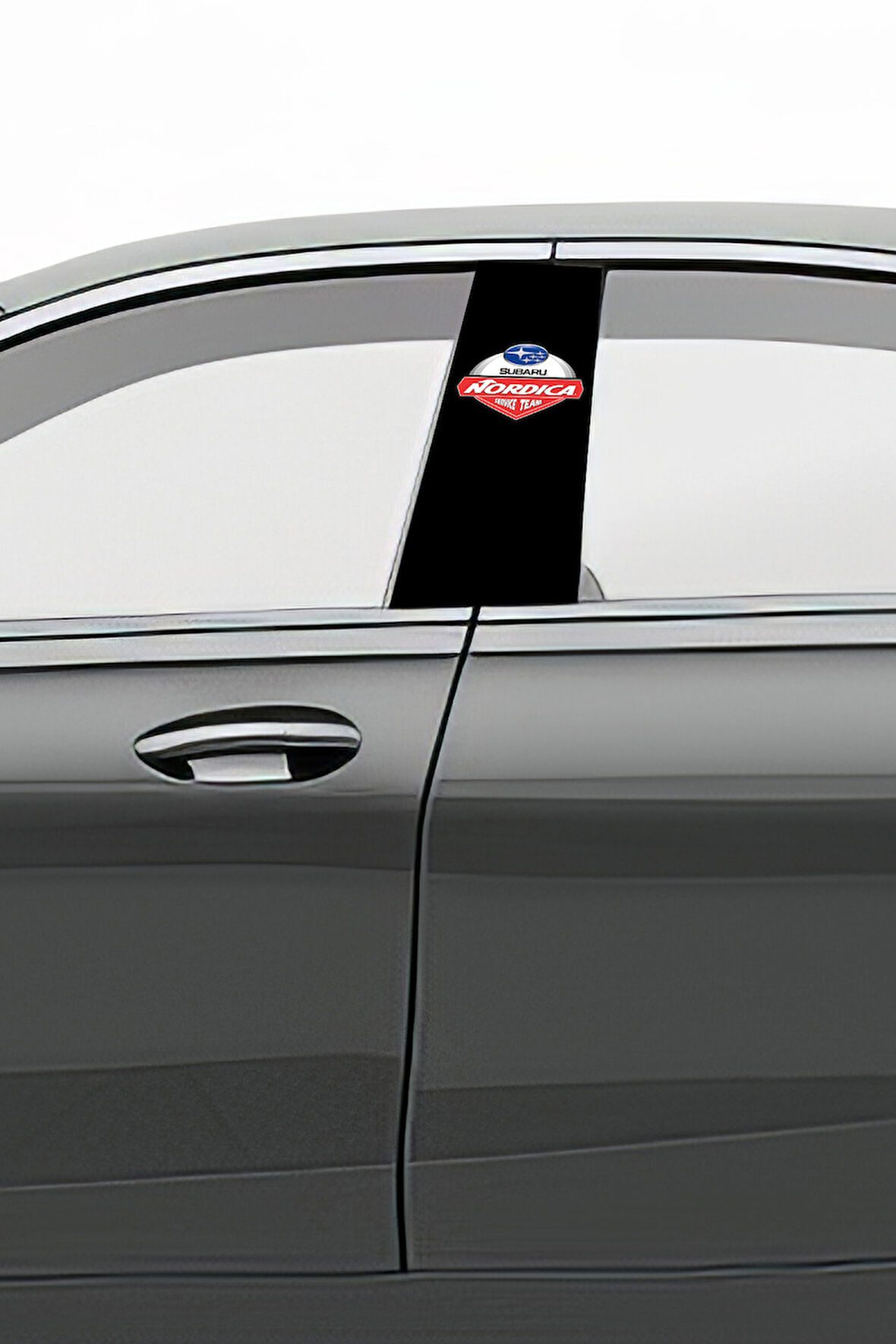 Araç Kapı Direk Kaplama Folyosu Desenli (Sağ Sol Takım) (2 Adet) - 22x50 Cm