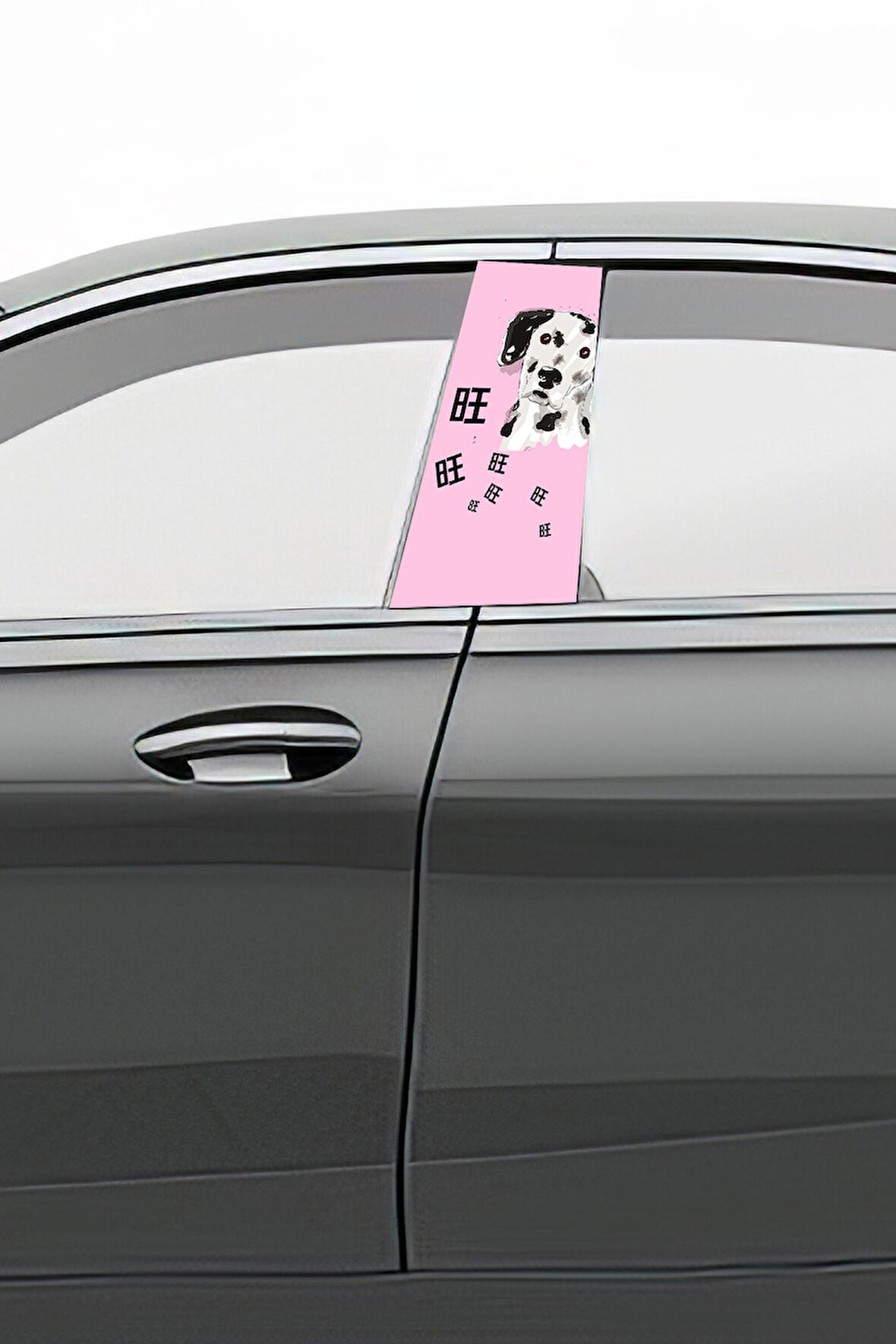 Araç Kapı Direk Kaplama Folyosu Desenli (Sağ Sol Takım) (2 Adet) - 22x50 Cm