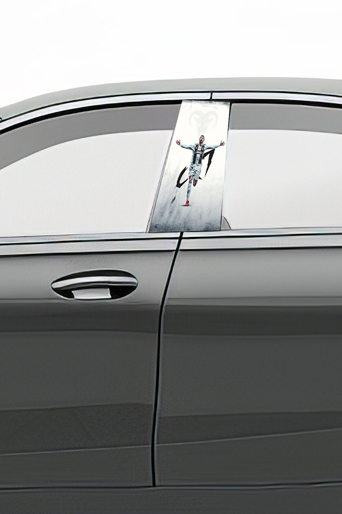 Araç Kapı Direk Kaplama Folyosu Desenli (Sağ Sol Takım) (2 Adet) - 22x50 Cm