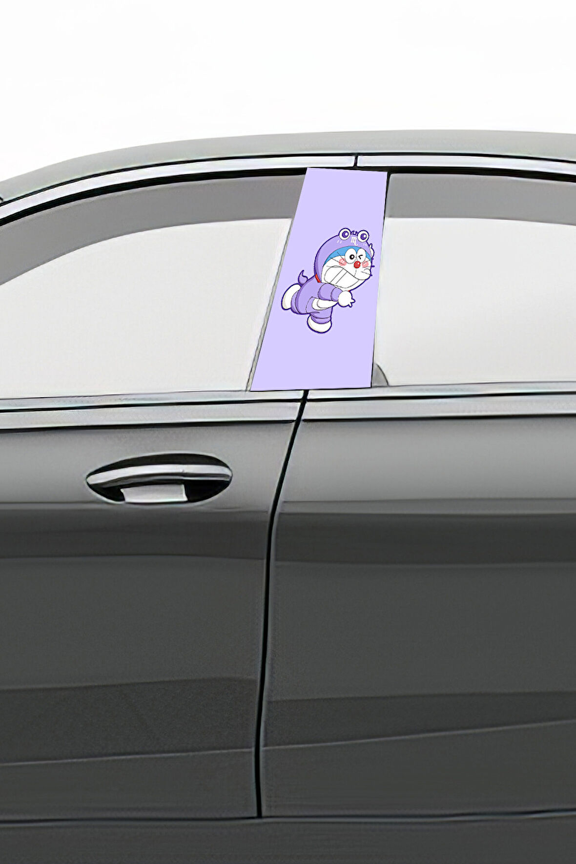 Araç Kapı Direk Kaplama Folyosu Desenli (Sağ Sol Takım) (2 Adet) - 22x50 Cm