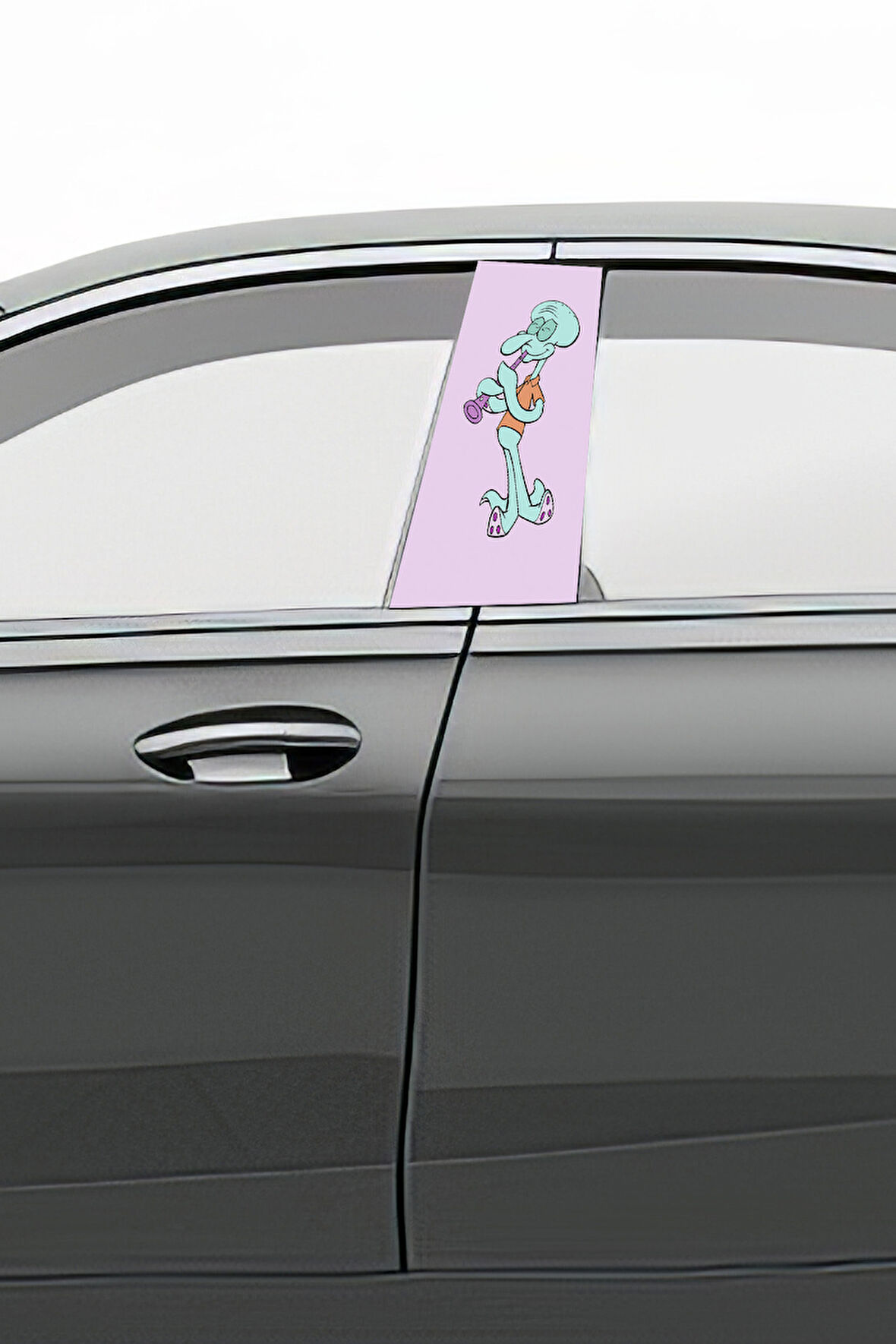 Araç Kapı Direk Kaplama Folyosu Desenli  Sağ Sol Takım 2 Adet  22x50 Cm