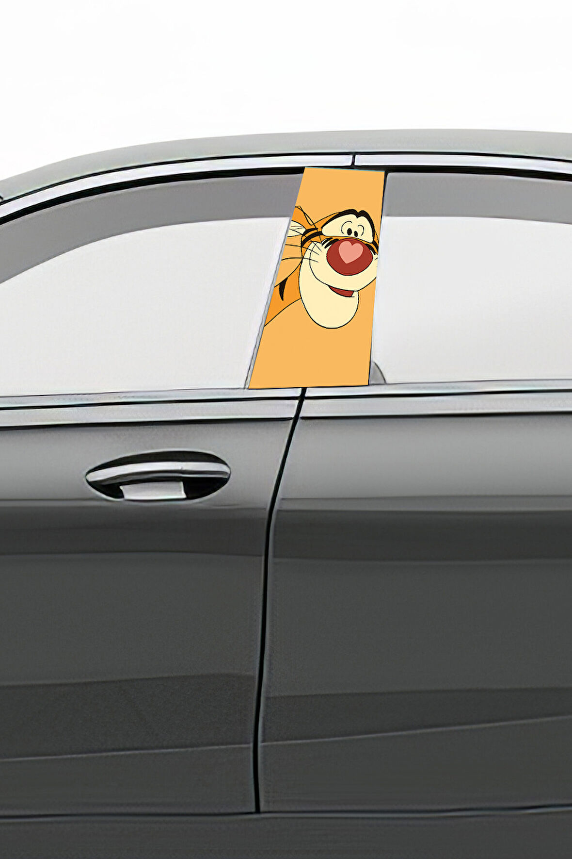 Araç Kapı Direk Kaplama Folyosu Desenli (Sağ Sol Takım) (2 Adet) - 22x50 Cm