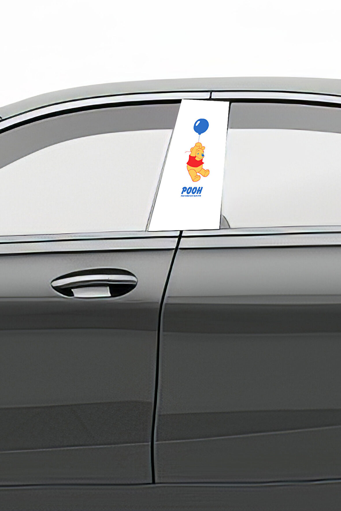 Araç Kapı Direk Kaplama Folyosu Desenli (Sağ Sol Takım)Uyumlu  (2 Adet) - 22x50 cm