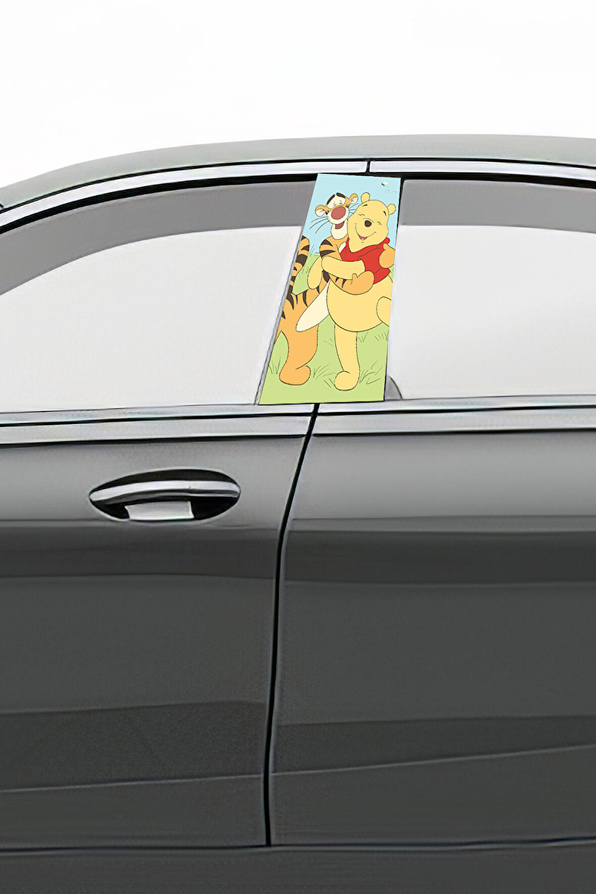 Araç Kapı Direk Kaplama Folyosu Desenli (Sağ Sol Takım) (2 Adet) - 22x50 Cm