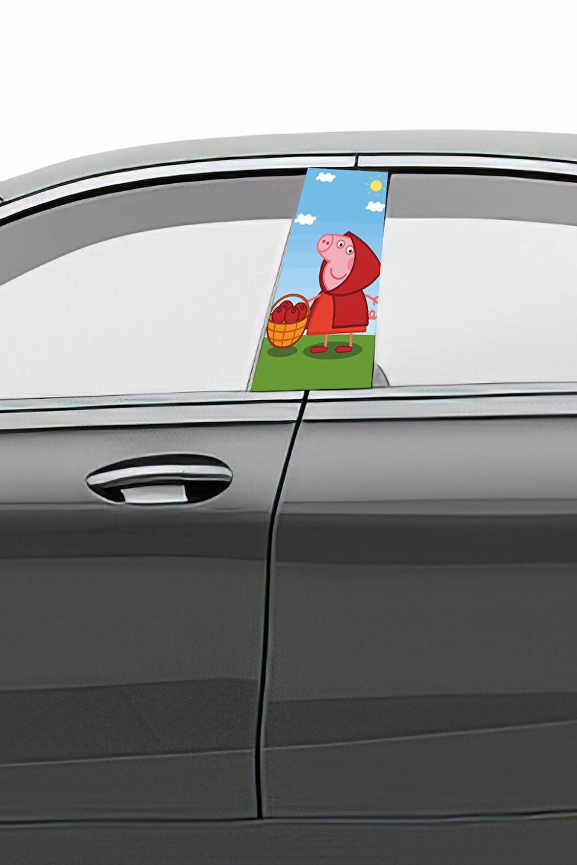 Araç Kapı Direk Kaplama Folyosu Desenli (sağ Sol Takım) (2 Adet) - 22x50 Cm