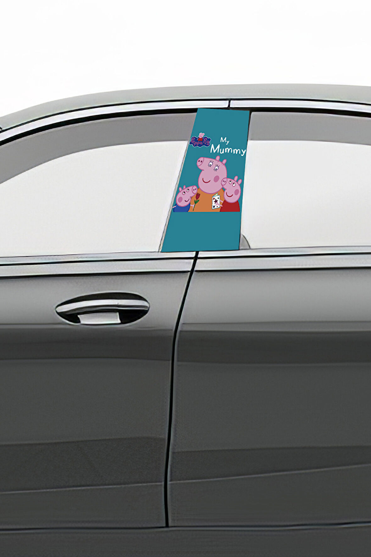 Araç Kapı Direk Kaplama Folyosu Desenli (Sağ Sol Takım) (2 Adet) - 22x50 Cm