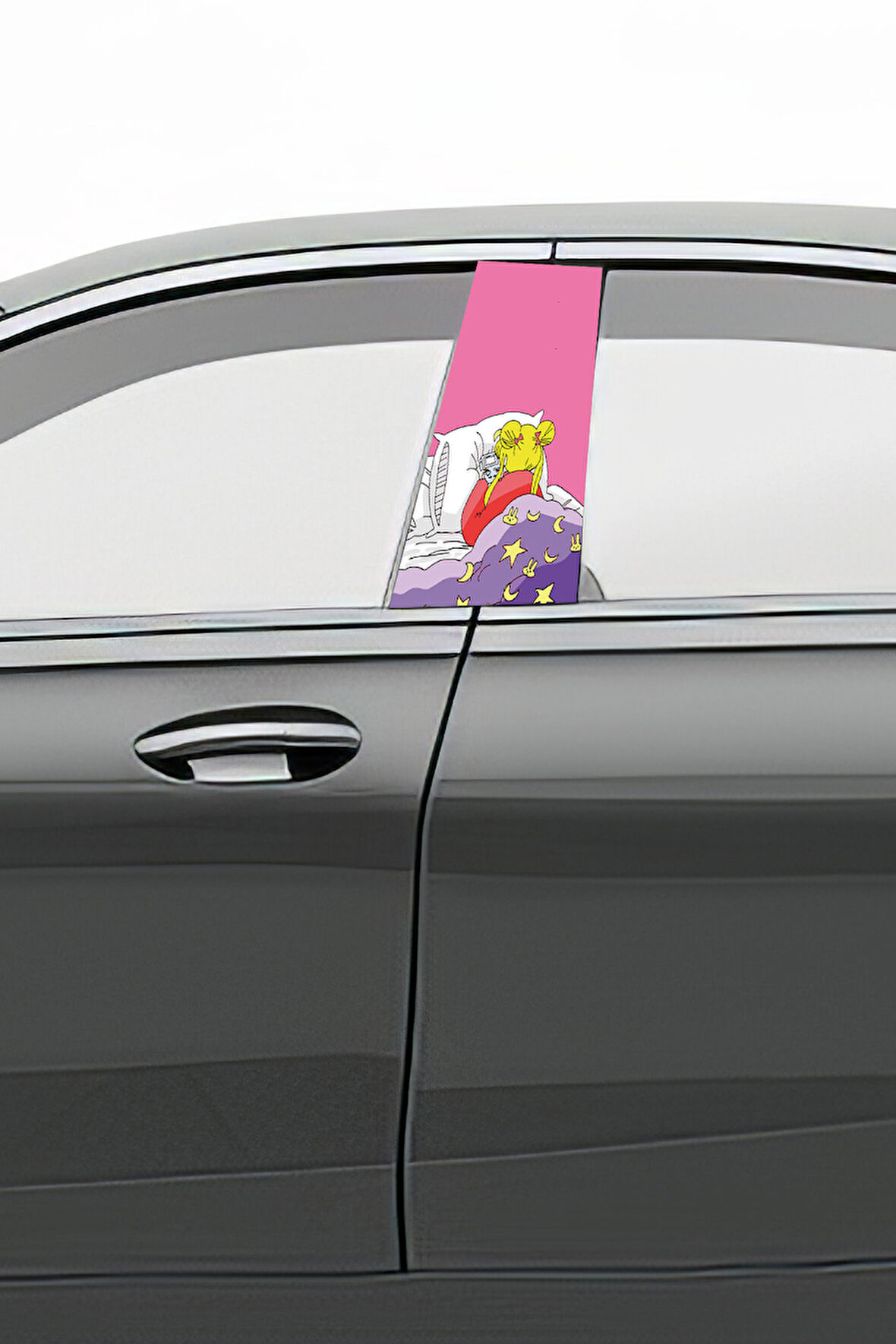 Araç Kapı Direk Kaplama Folyosu Desenli (sağ Sol Takım) (2 Adet) - 22x50 Cm