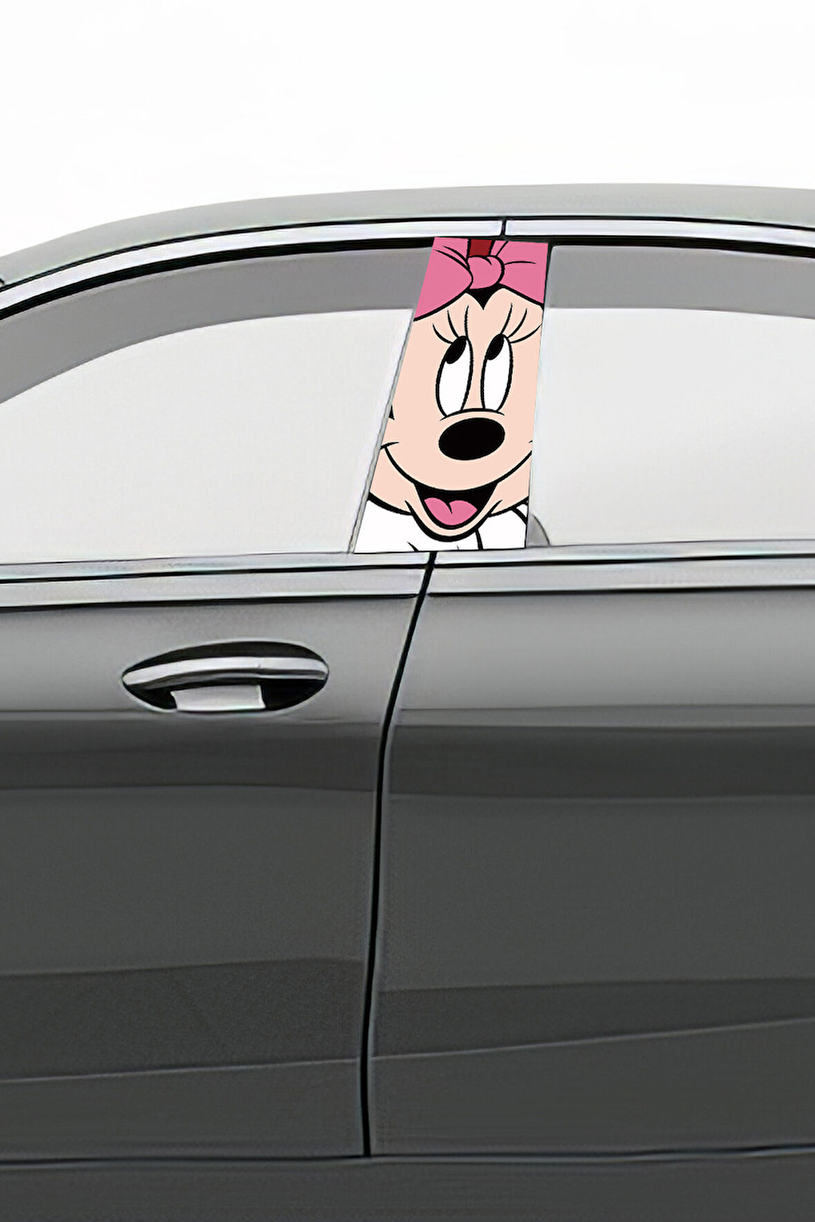 Araç Kapı Direk Kaplama Folyosu Desenli (Sağ Sol Takım) (2 Adet) - 22x50 Cm