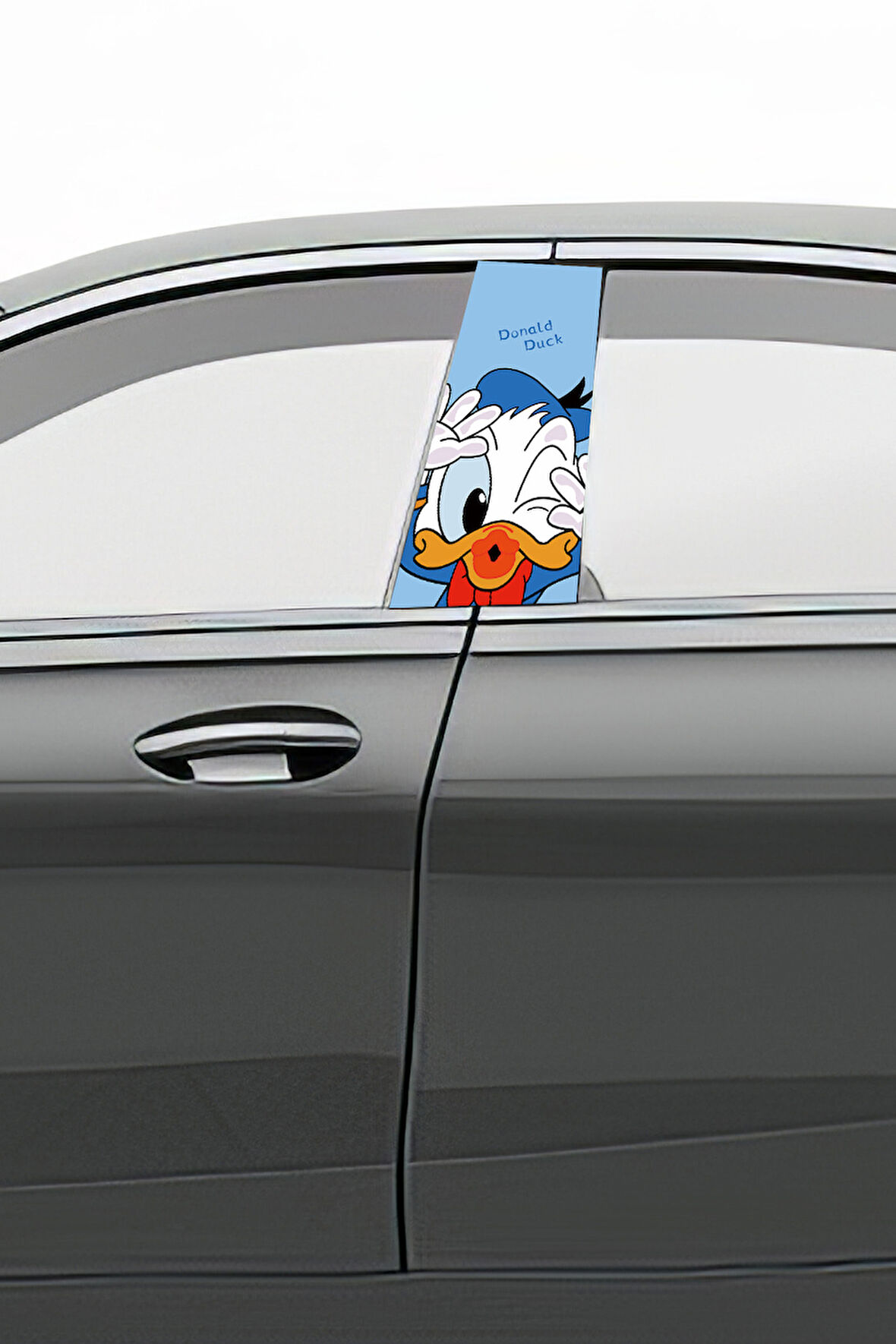 Araç Kapı Direk Kaplama Folyosu Desenli (Sağ Sol Takım) (2 Adet) - 22x50 Cm