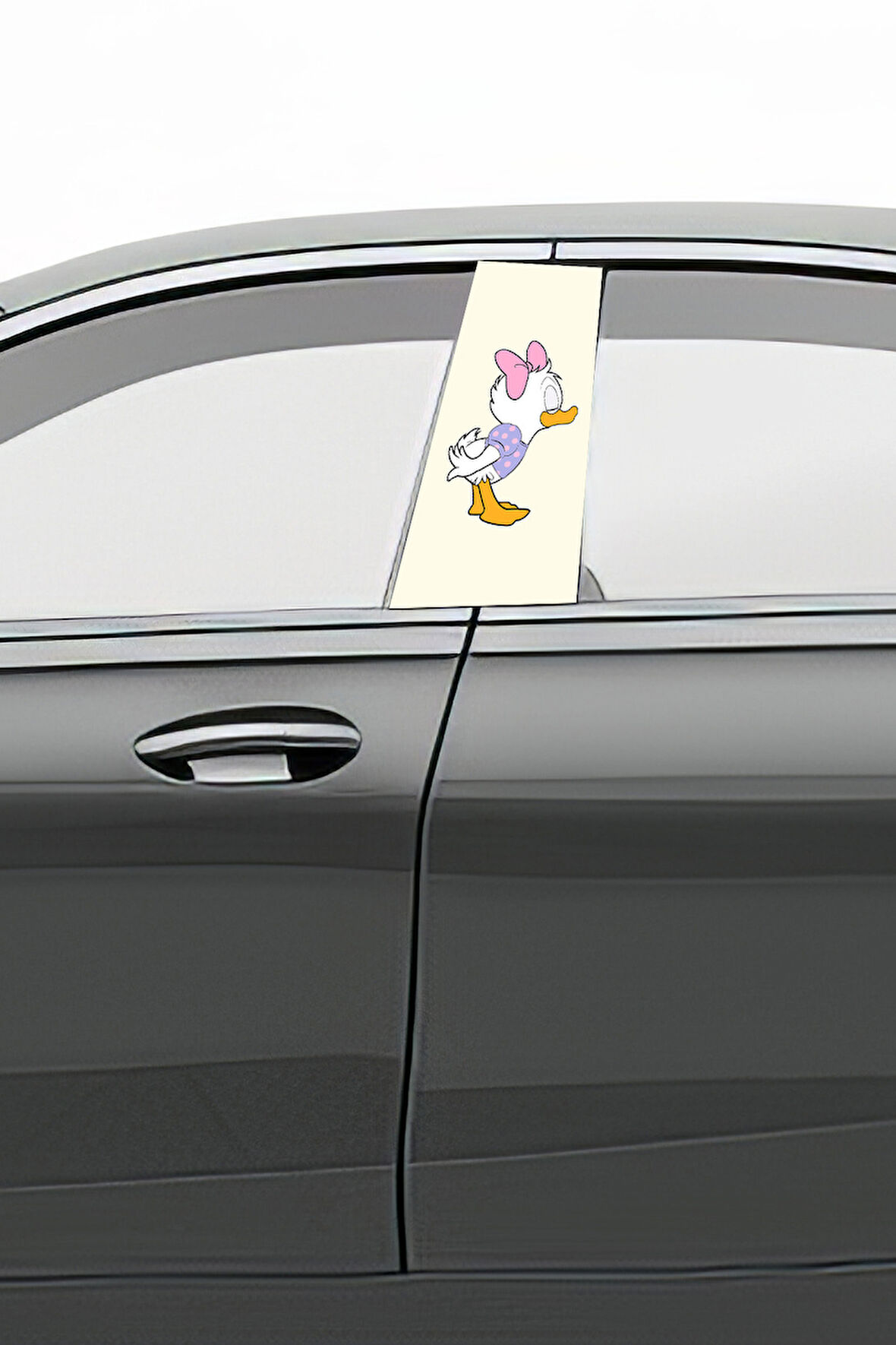 Araç Kapı Direk Kaplama Folyosu Desenli (Sağ Sol Takım) (2 Adet) - 22x50 Cm