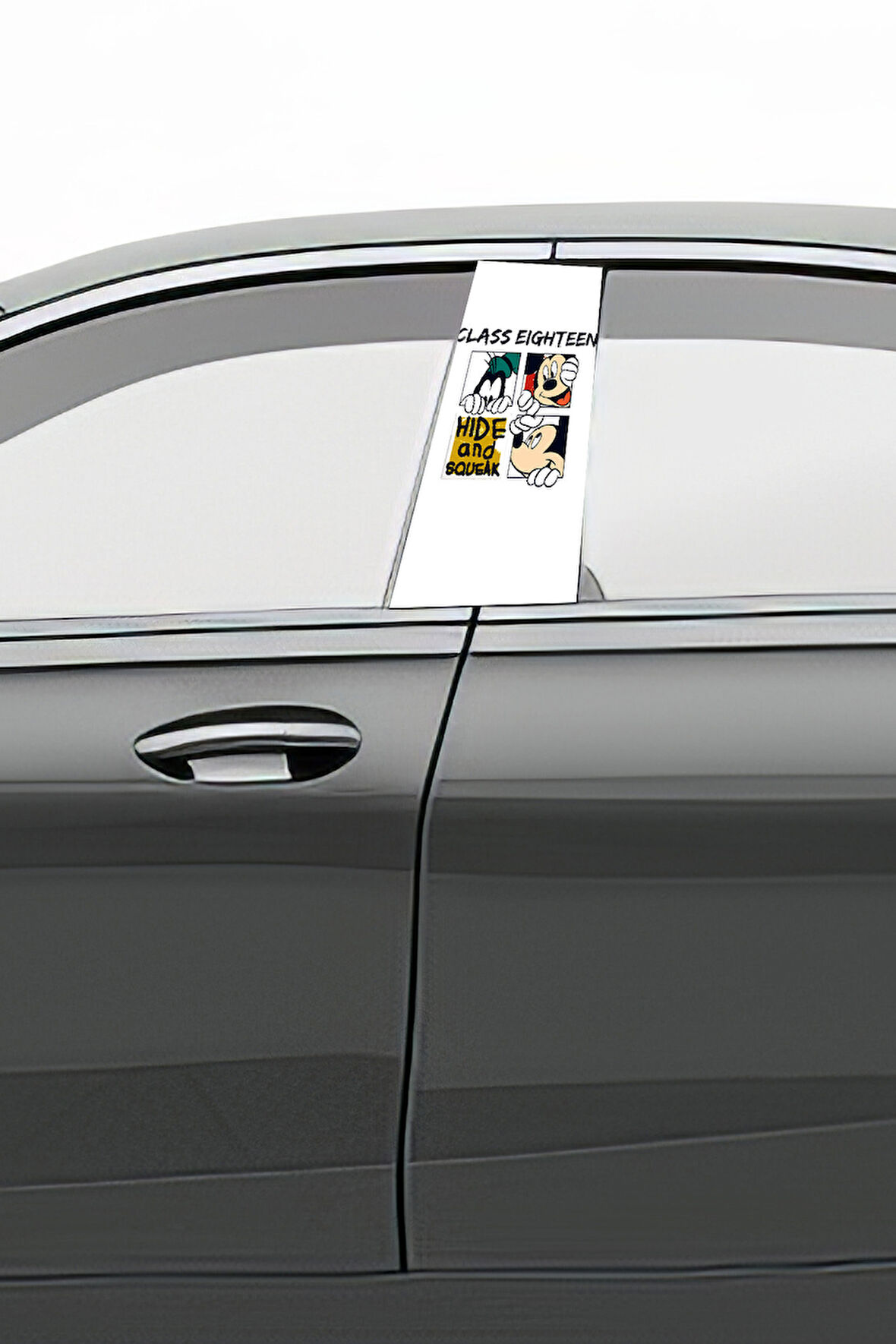 Araç Kapı Direk Kaplama Folyosu Desenli (sağ Sol Takım) (2 Adet) - 22x50 Cm