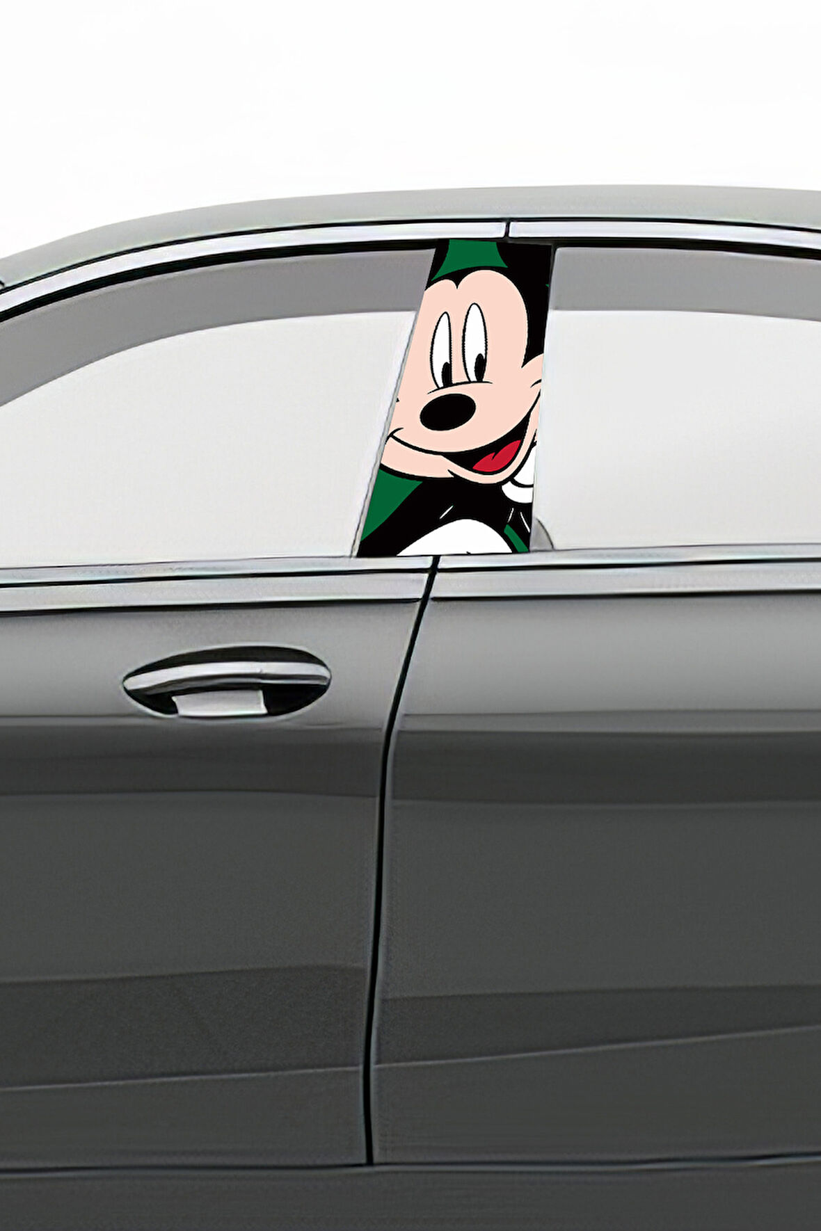 Araç Kapı Direk Kaplama Folyosu Desenli (Sağ Sol Takım) (2 Adet) - 22x50 Cm