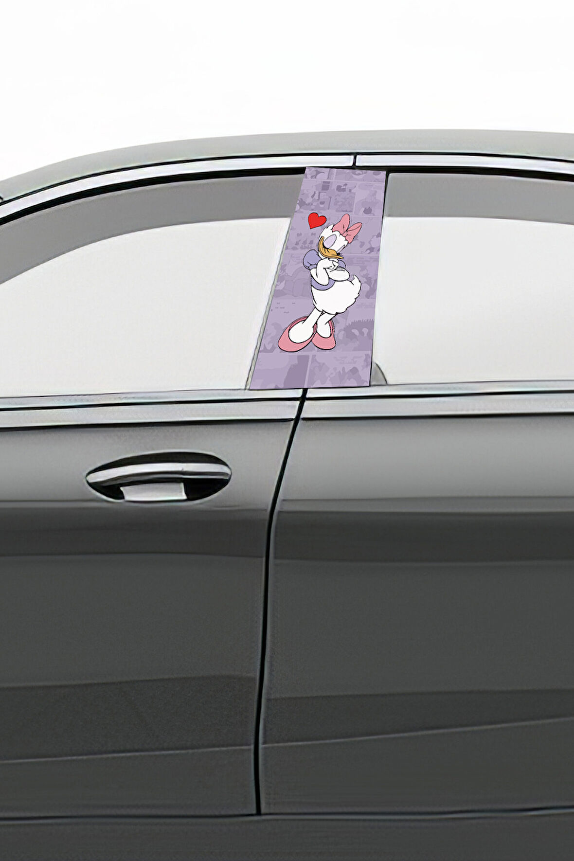 Araç Kapı Direk Kaplama Folyosu Desenli (Sağ Sol Takım) (2 Adet) - 22x50 Cm