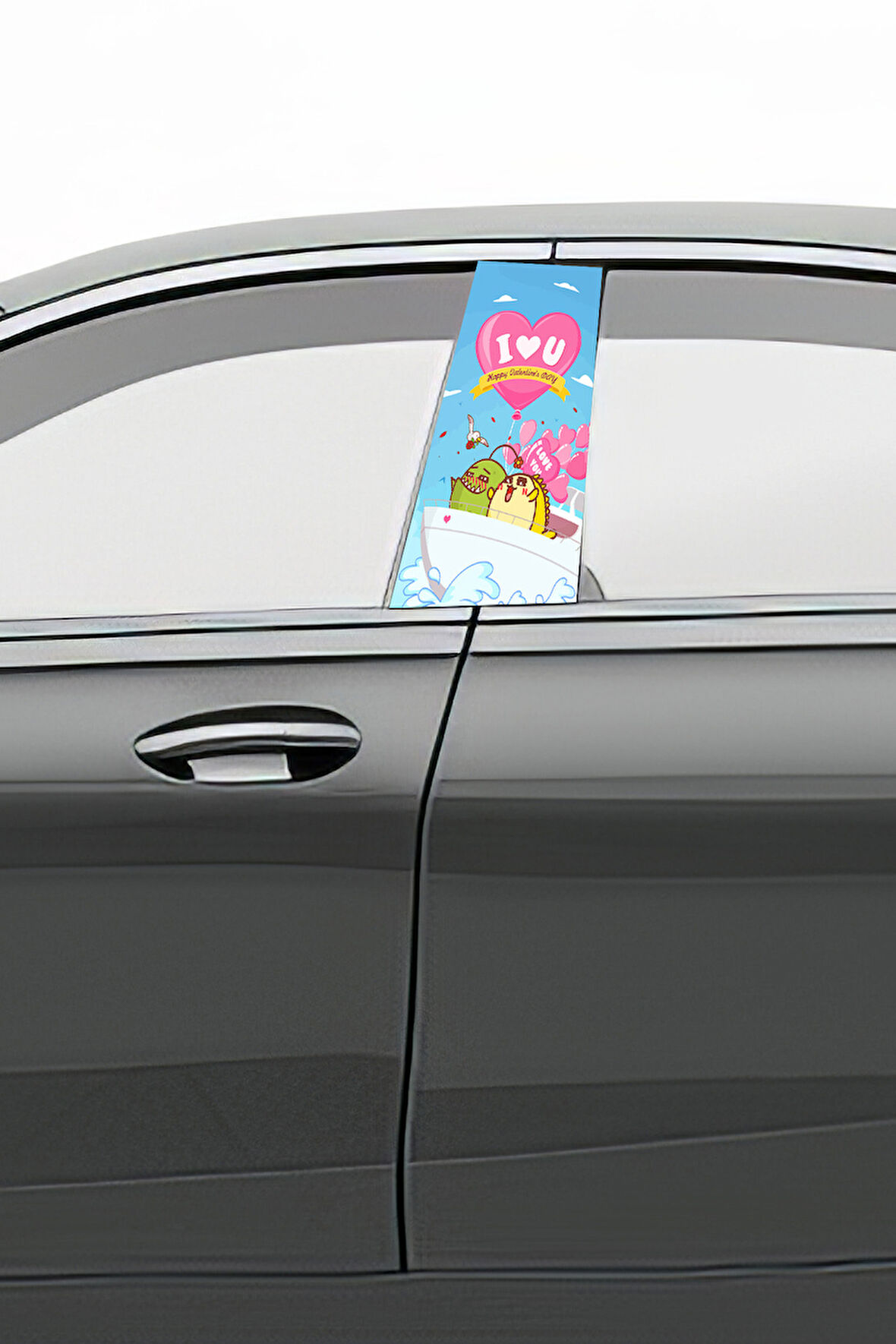 Araç Kapı Direk Kaplama Folyosu Desenli (Sağ Sol Takım) (2 Adet) - 22x50 Cm