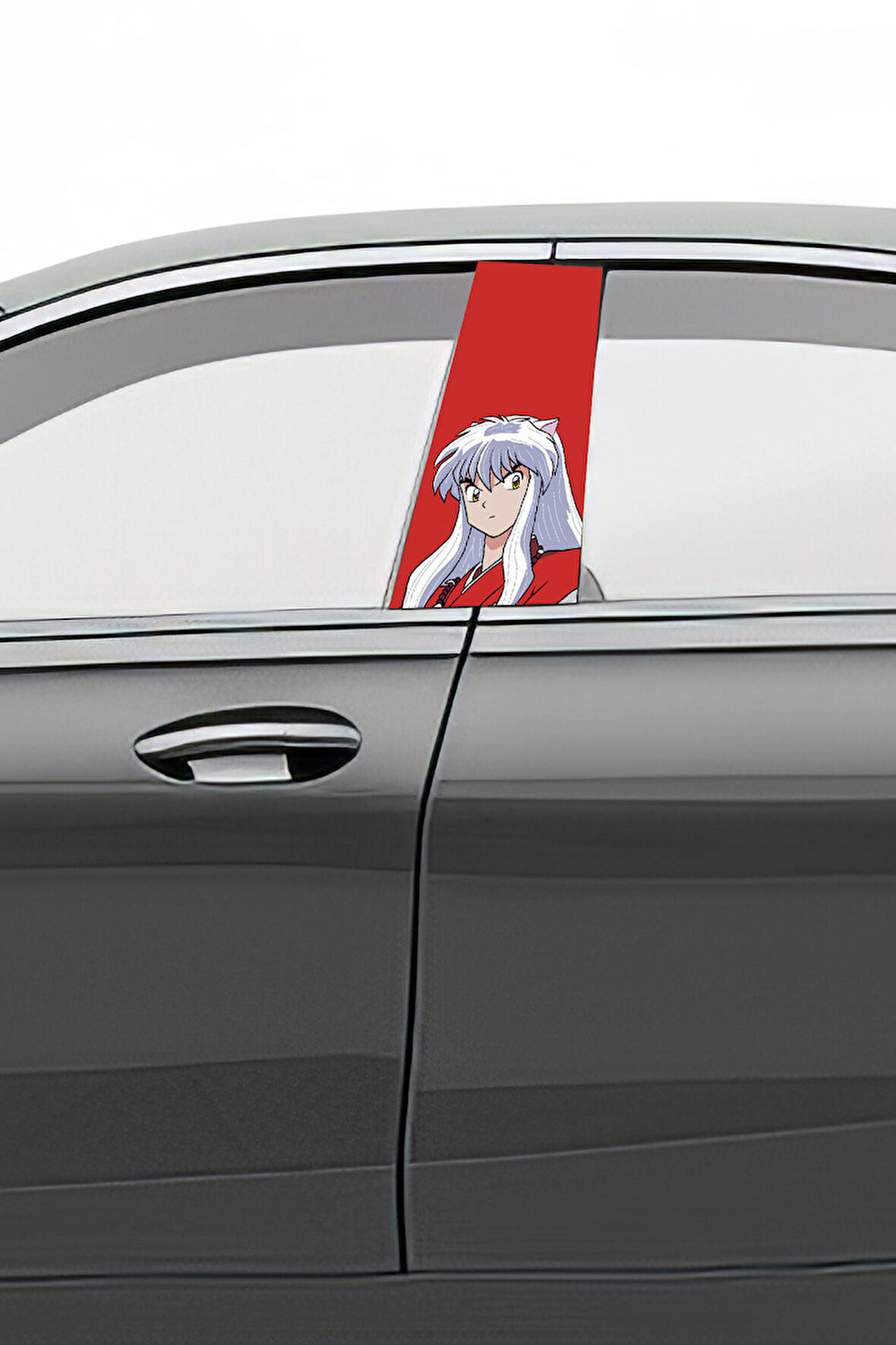 Araç Kapı Direk Kaplama Folyosu Desenli (Sağ Sol Takım) Uyumlu (2 Adet) - 22x50 cm