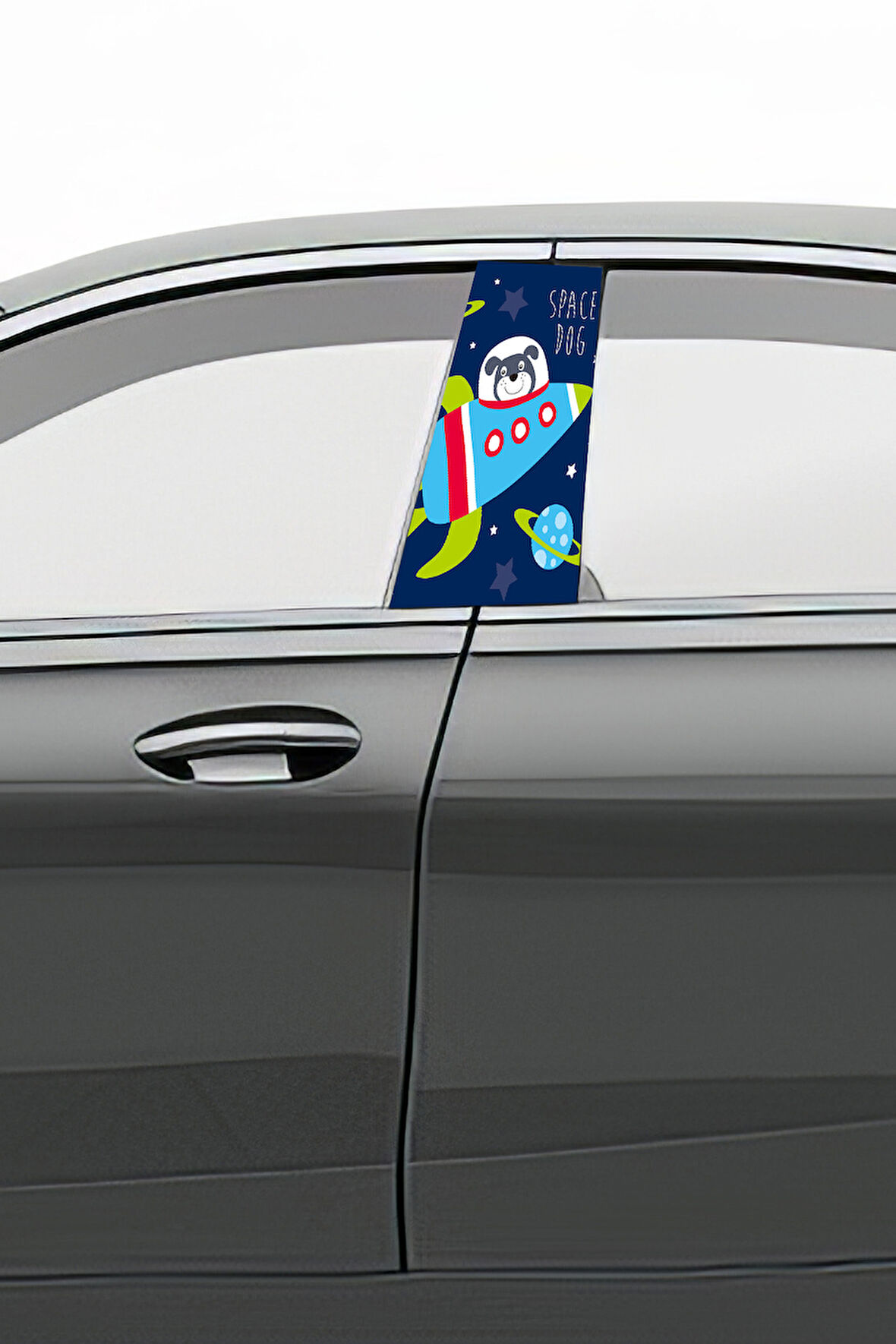 Araç Kapı Direk Kaplama Folyosu Desenli (Sağ Sol Takım) (2 Adet) - 22x50 Cm