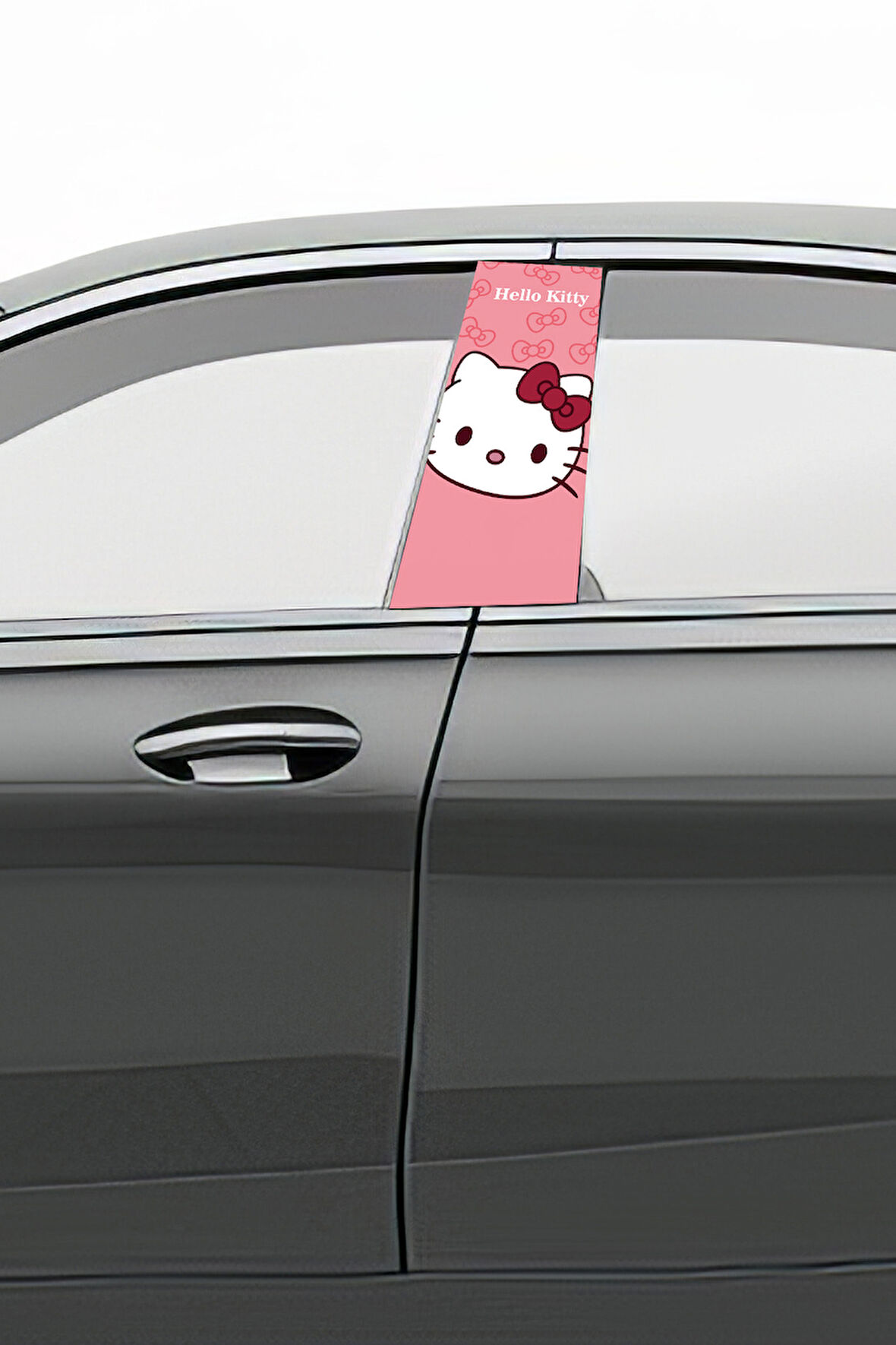 Araç Kapı Direk Kaplama Folyosu Desenli (Sağ Sol Takım) (2 Adet) - 22x50 Cm