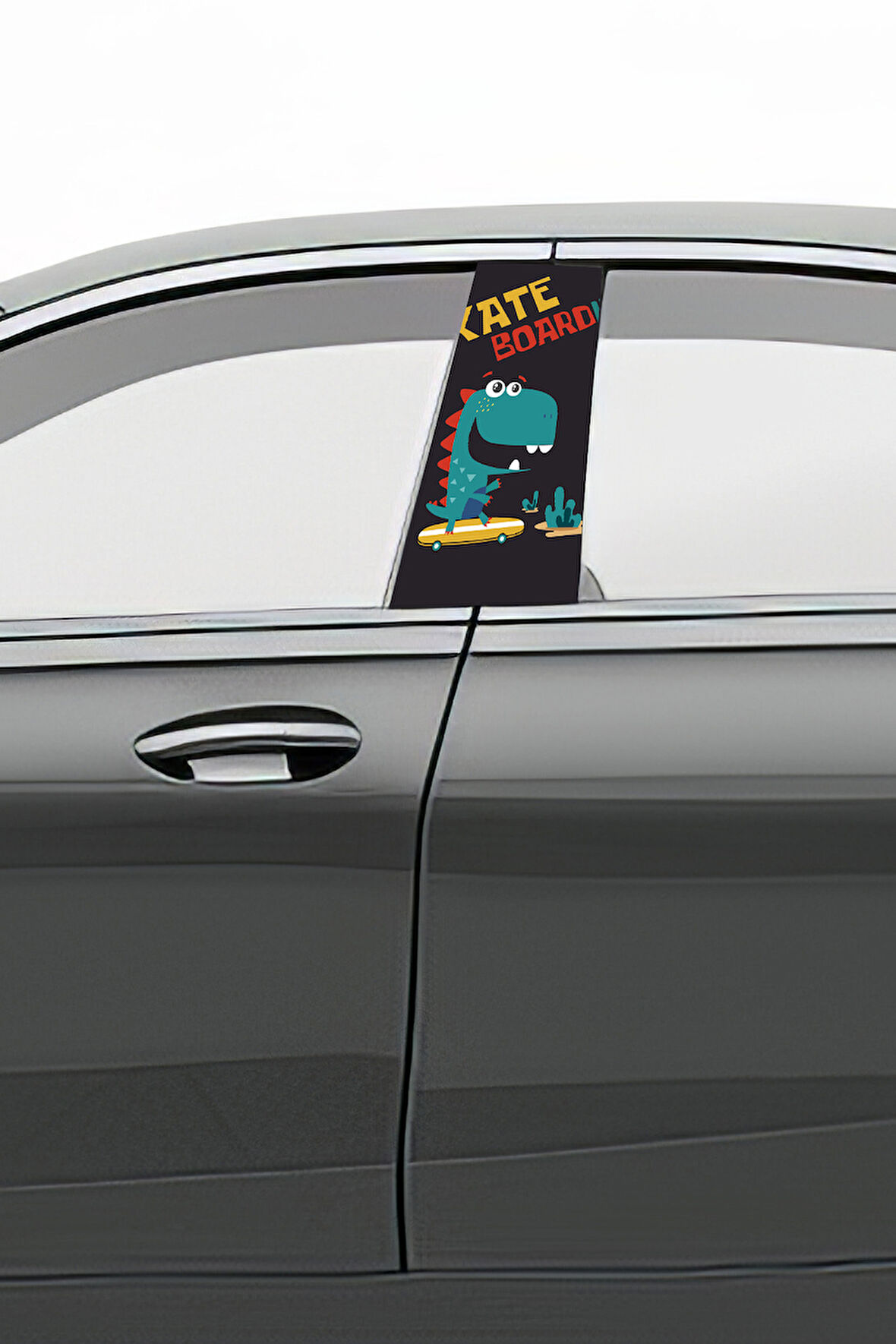 Araç Kapı Direk Kaplama Folyosu Desenli (Sağ Sol Takım) (2 Adet) - 22x50 cm