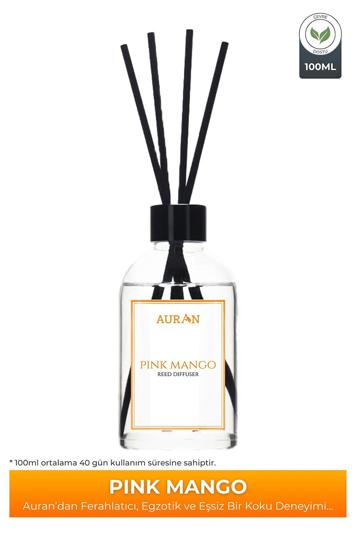 Pink Mango Çubuklu Oda Kokusu
 Şık Dekor Reed Diffuser100ml