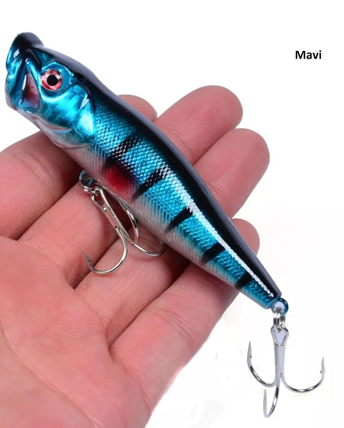 12 Gr.Popper Rapala LuresSahte Yem  Suni YemSu üstü YapayYem