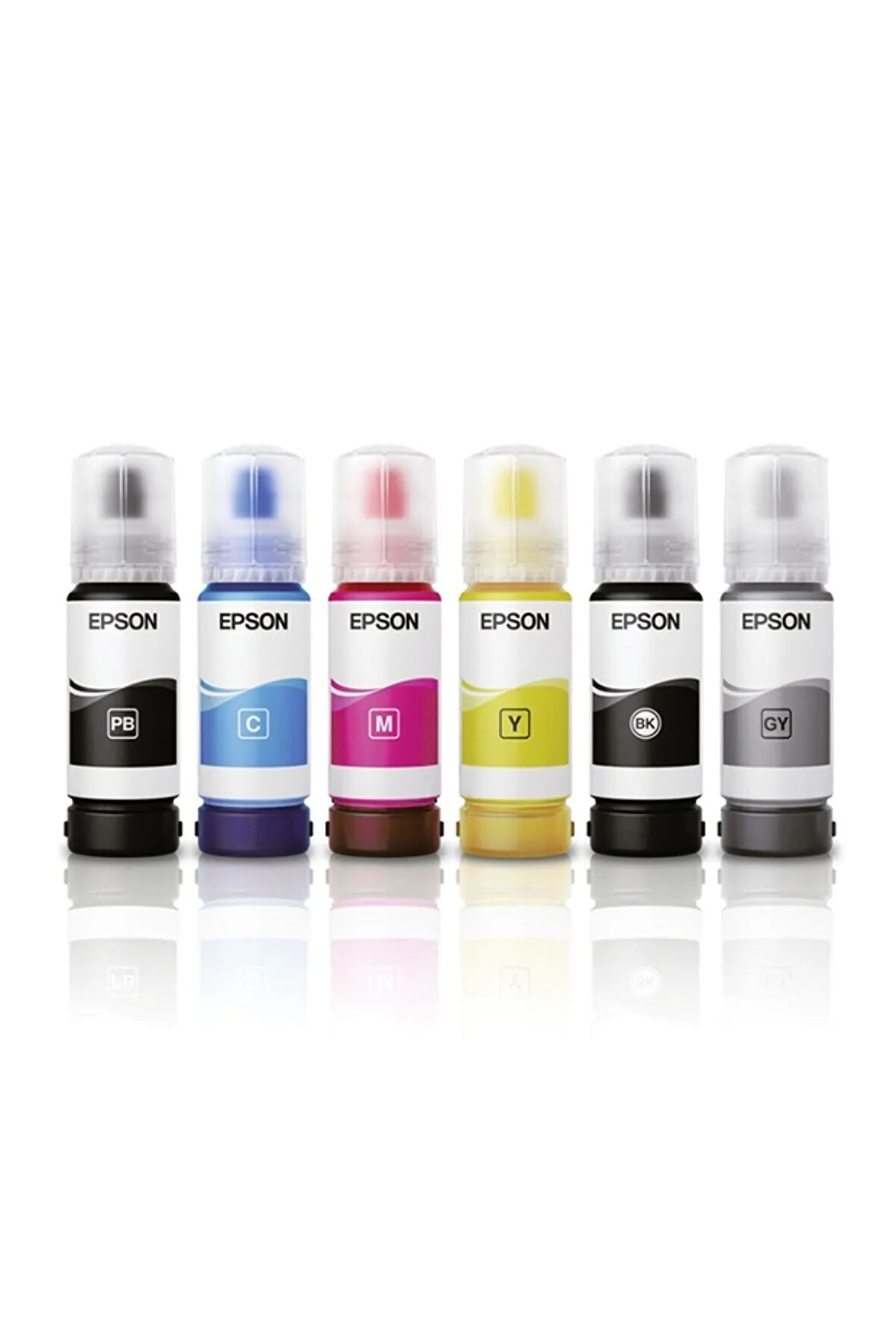 Epson 115 EcoTank L8160 6 Renk Orjinal Mürekkep Takımı 70Ml*6