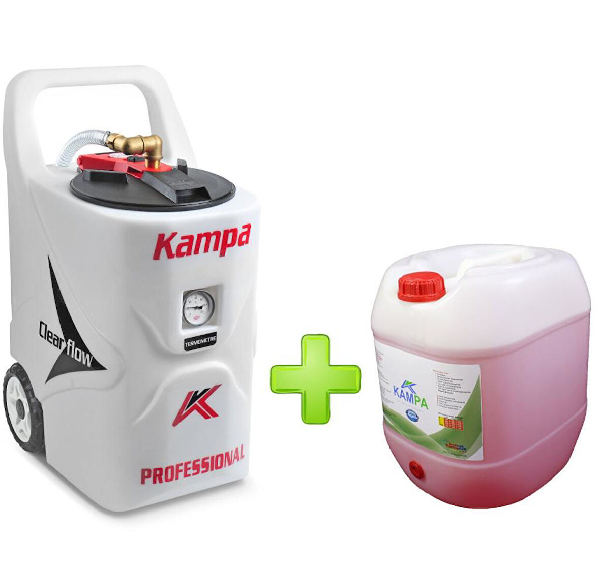 Kampa Petek Temizleme Makinası Pro-2 Rezistanslı + 30 kg. Kimyasal