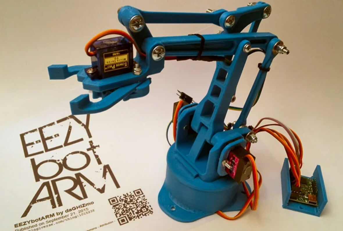 Arduino Robot Kol Parçaları Eezybotarm Vidalar Dahil