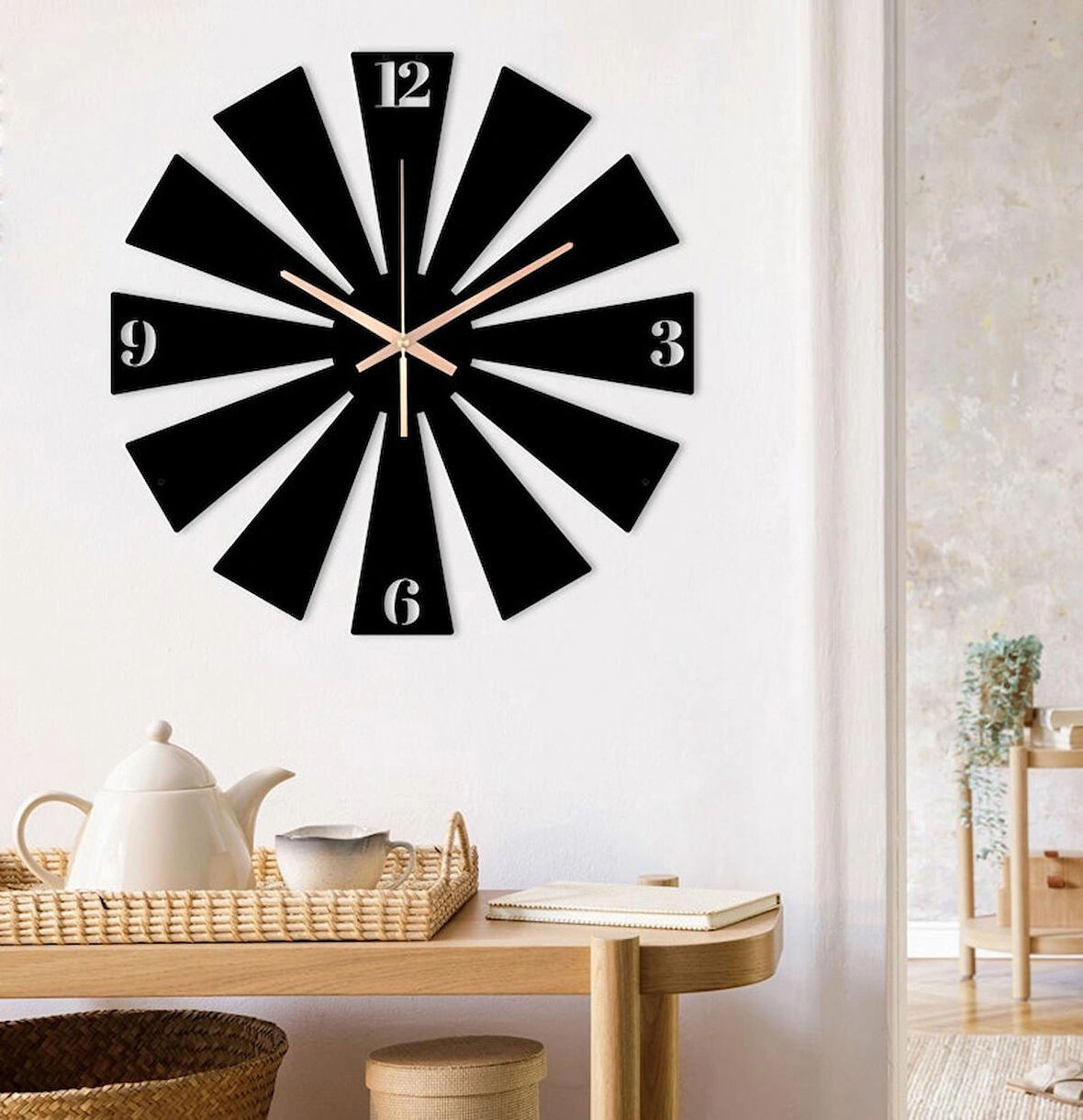 Modern Ahşap dekoratif dekor saat 